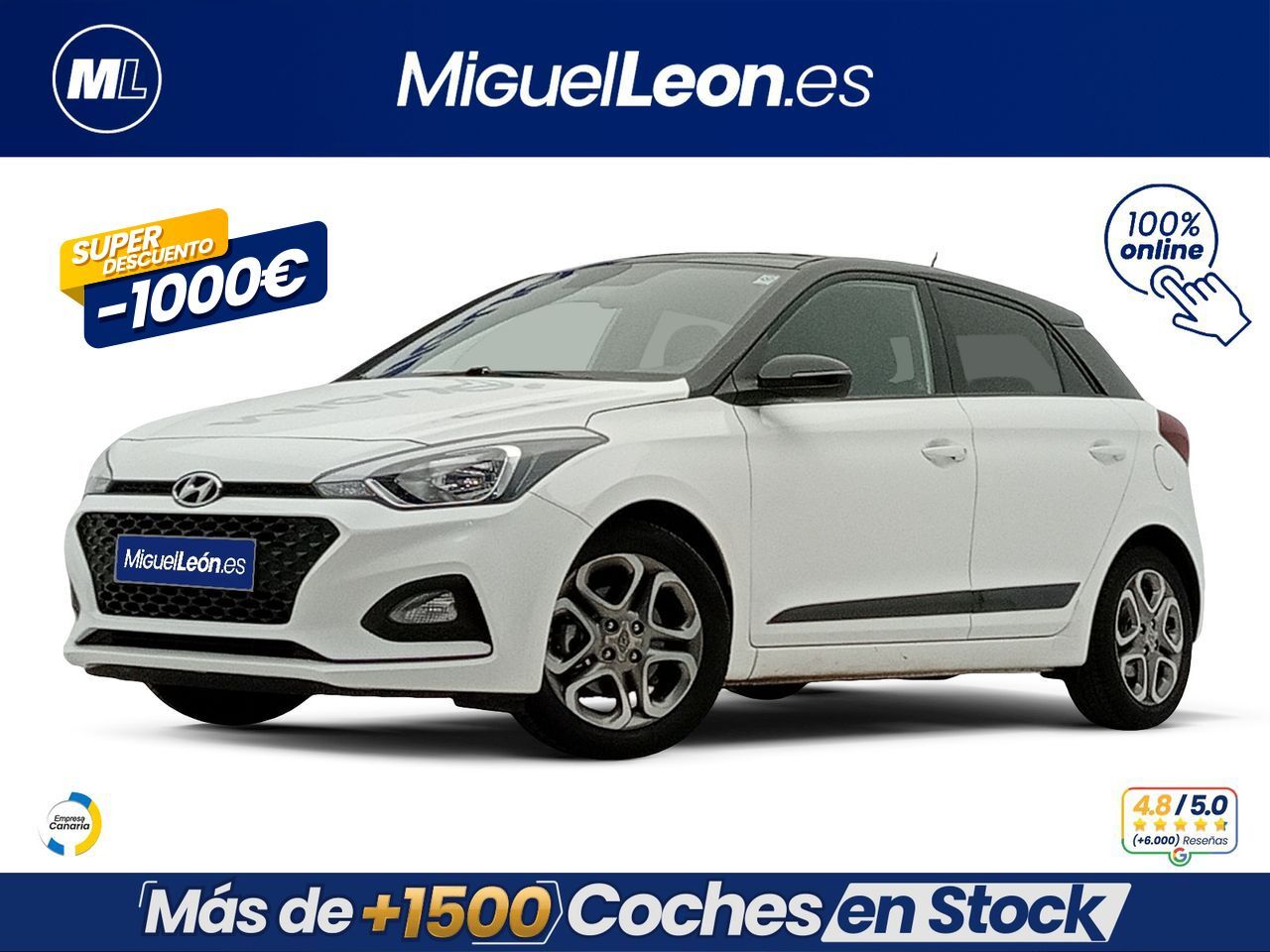 HYUNDAI i20 (1.0 TGDI 74kW (100CV) Klass) en Palmas, Las