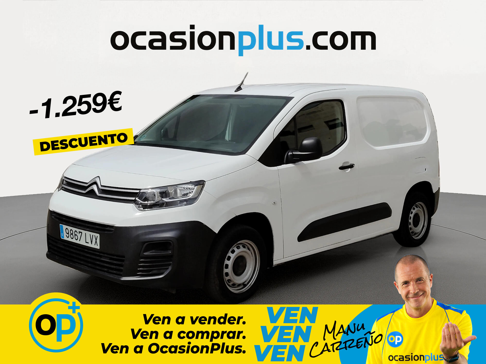 Foto del CITROEN Berlingo Van BlueHDi S&S Talla M Control 100