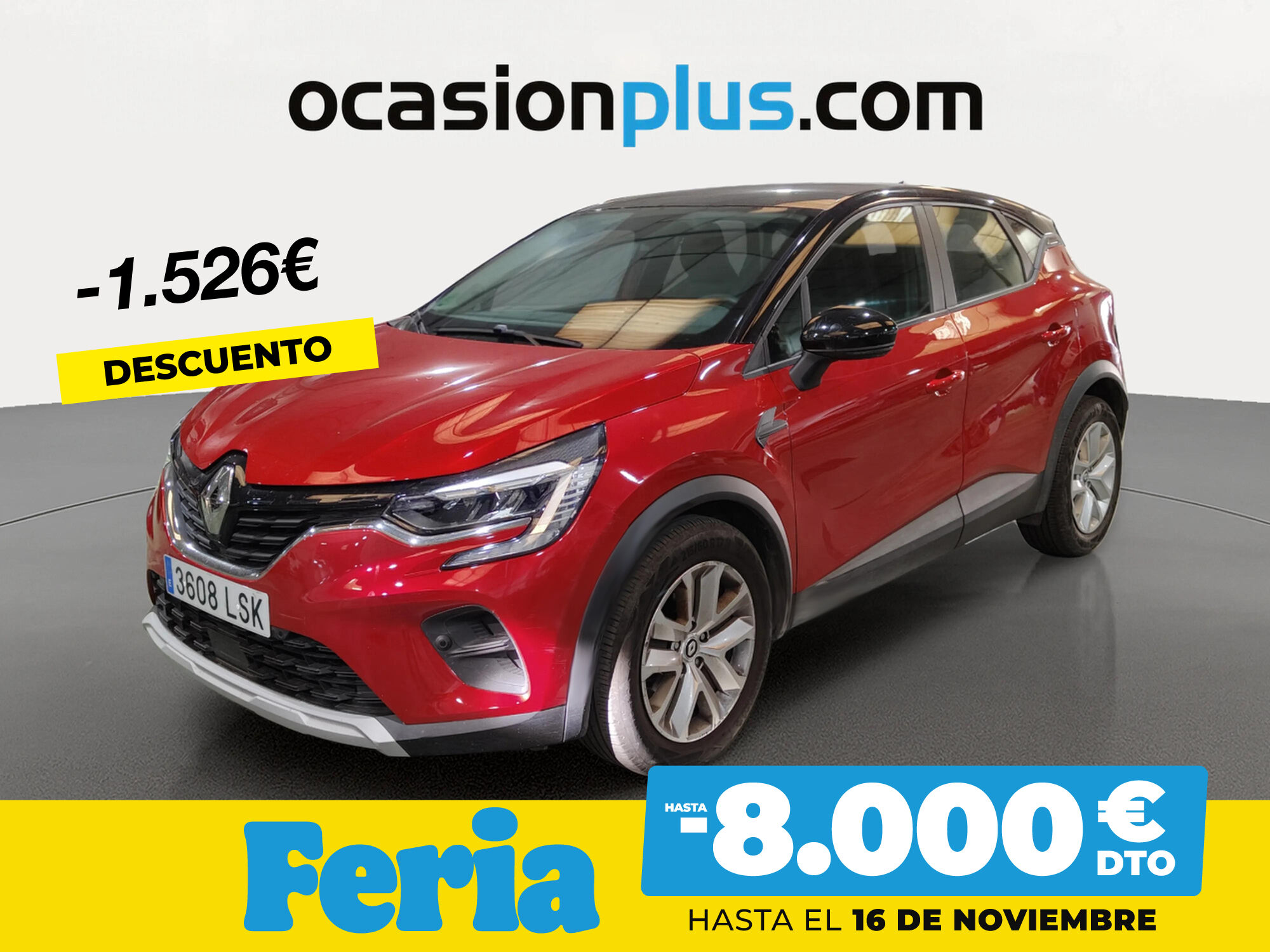 RENAULT Captur (Intens TCe 66 kW (90 CV)) en Madrid