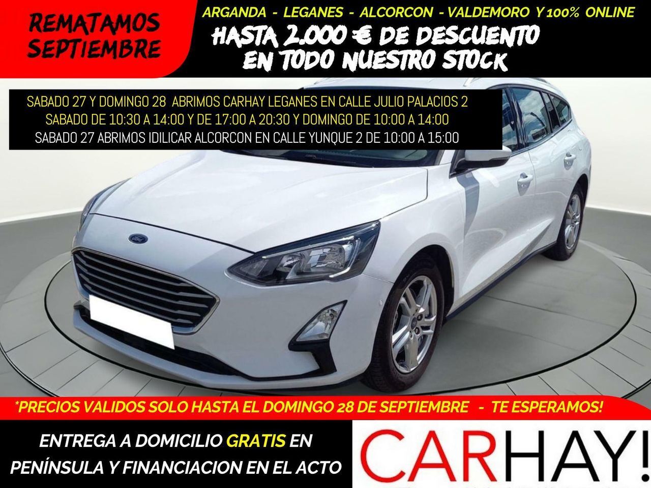 FORD Focus (1.0 Ecoboost MHEV 92kW Trend+ SB) en Madrid