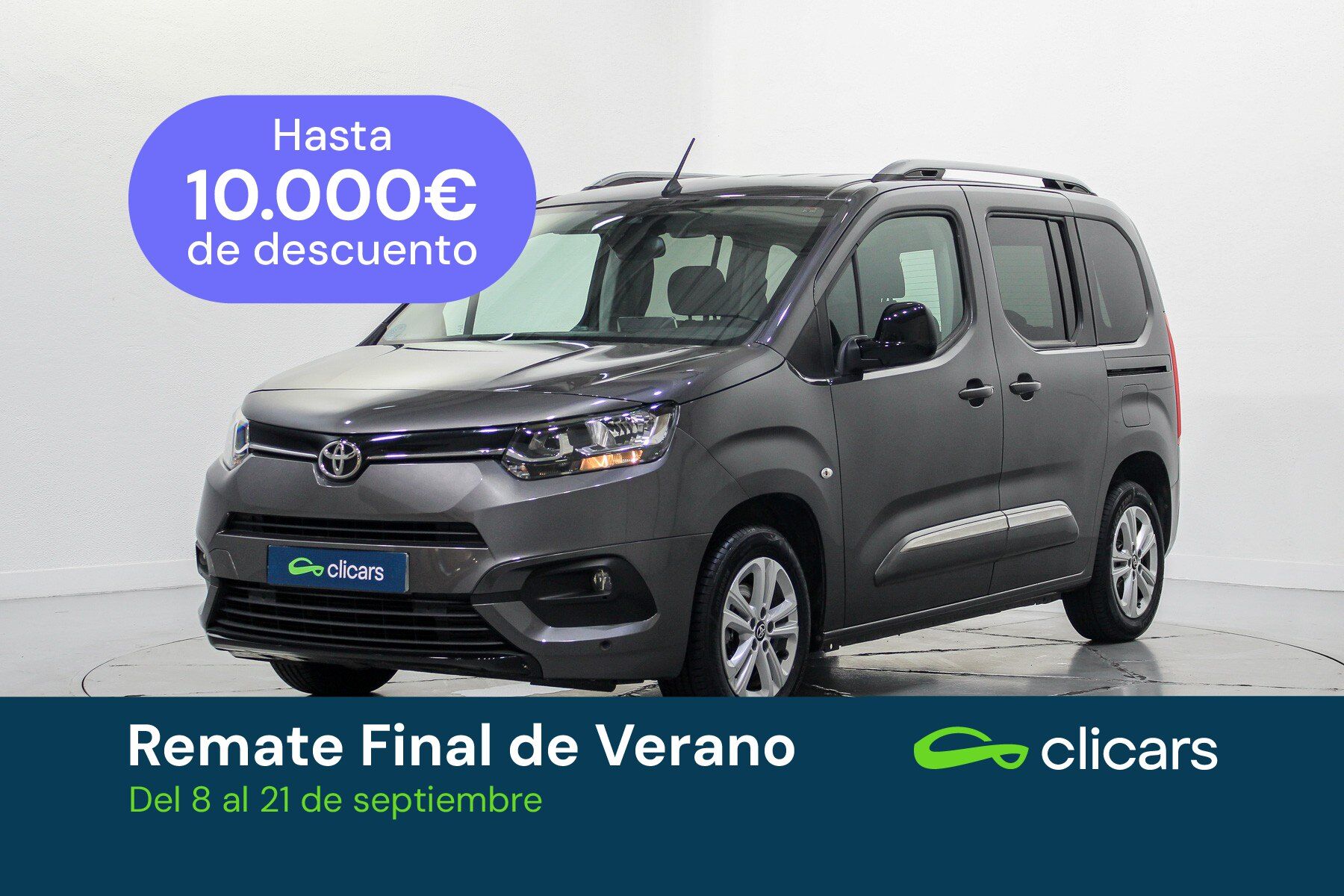 TOYOTA Proace City Verso (Proace City Family L1 1.2 5pl. Active 110) en Mad