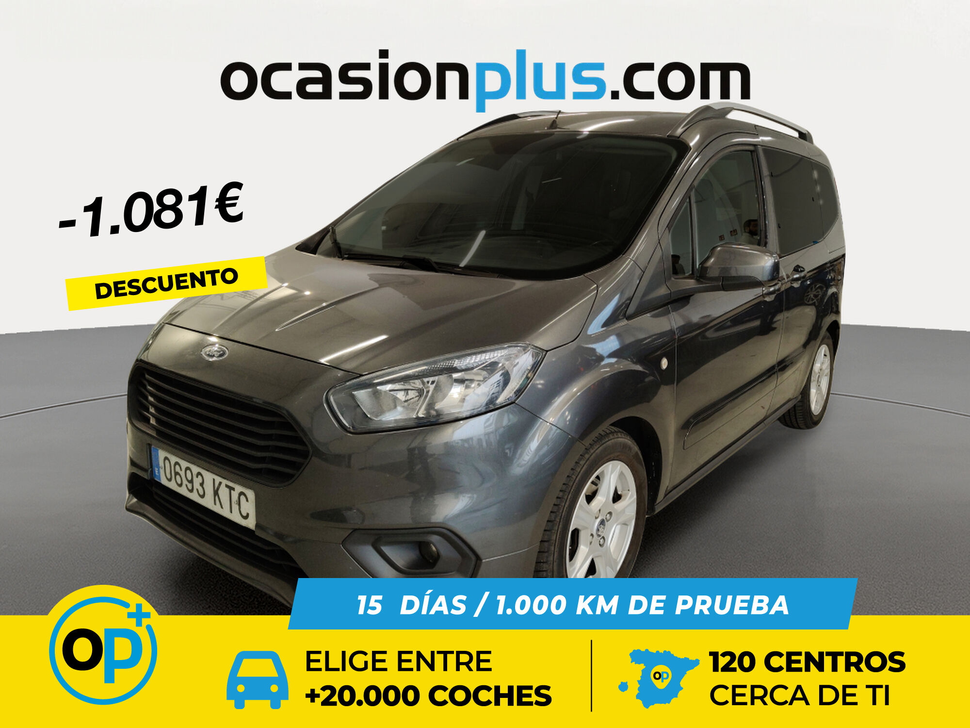 FORD Tourneo Courier (1.0 EcoBoost Trend 74 kW (100 CV)) en Madrid