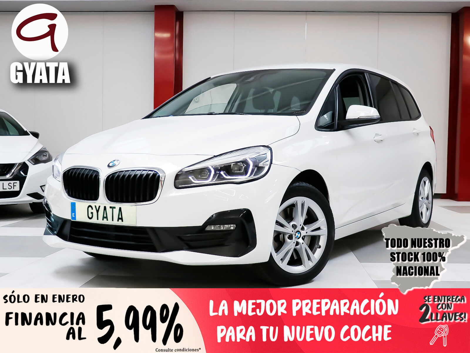 BMW Serie 2 (218d Gran Tourer 110 kW (150 CV)) en Madrid