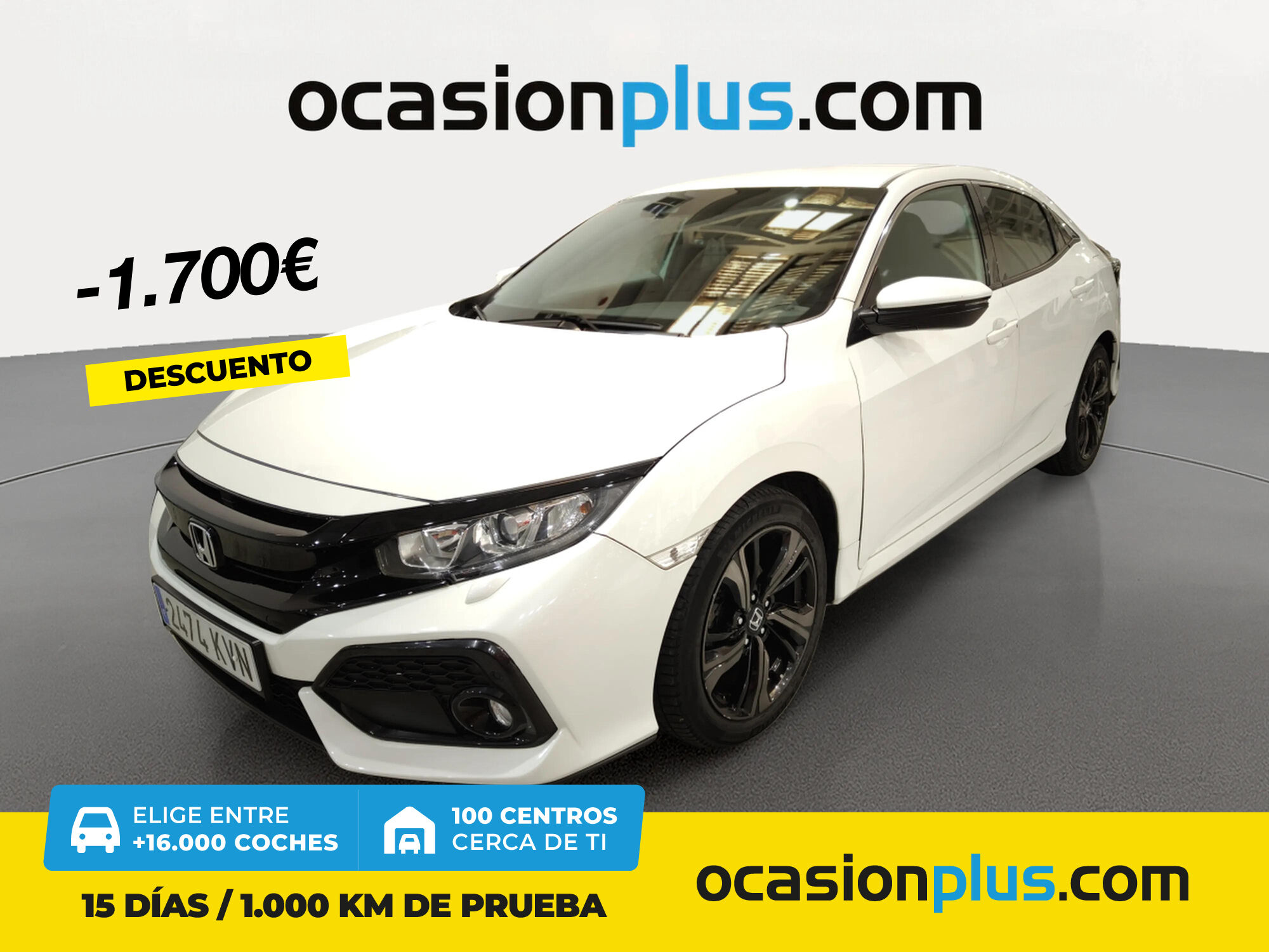 HONDA Civic (1.0 I-VTEC TURBO Elegance Navi 95 kW (129 CV)) en Madrid