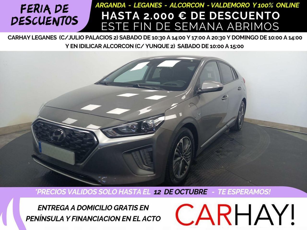 HYUNDAI Ioniq (1.6 GDI PHEV KLASS DT) en Madrid