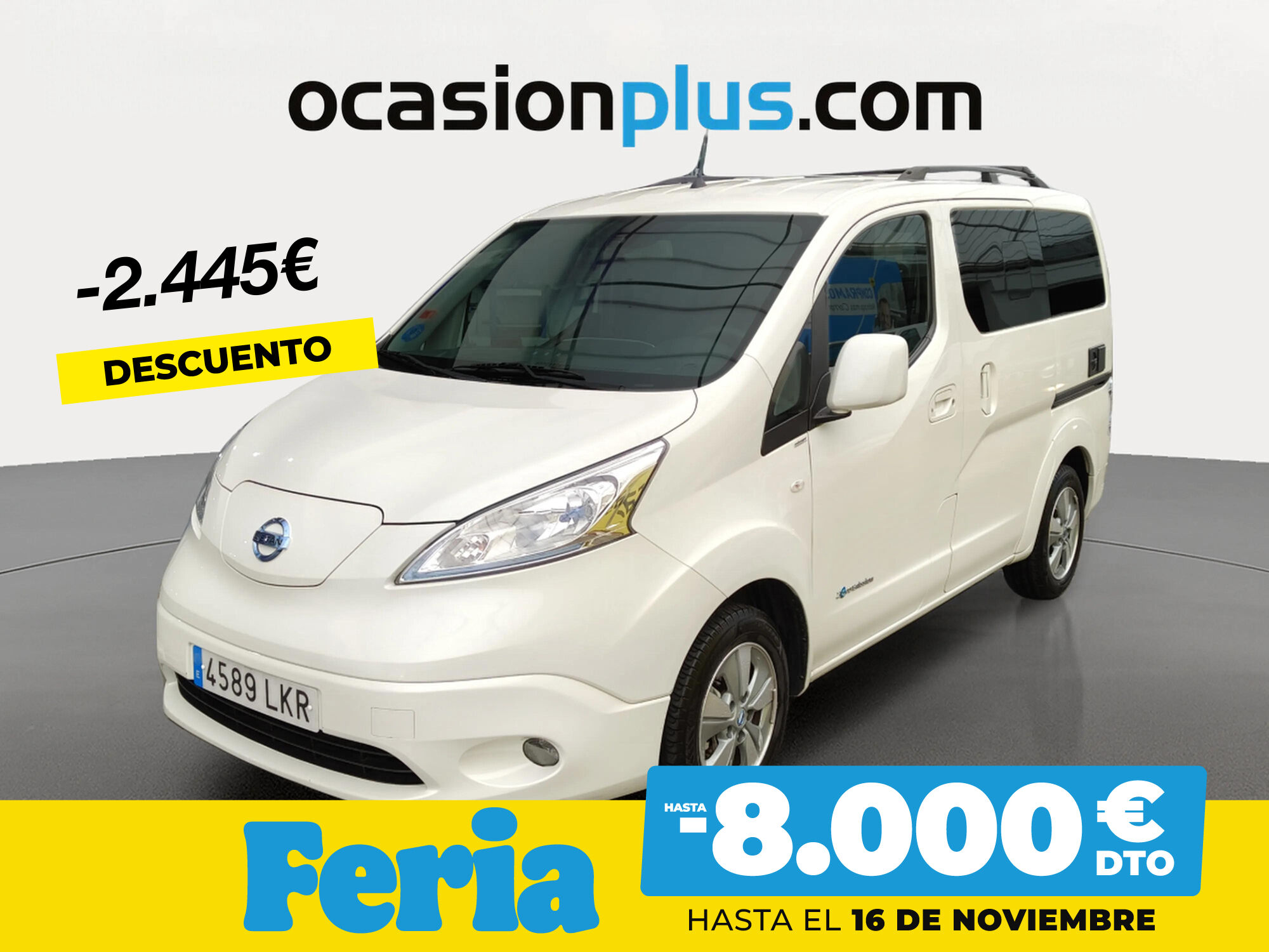 NISSAN NV200 (Combi 5 Electrica 40 kWh Comfort 80 kW (109 CV)) en Madrid