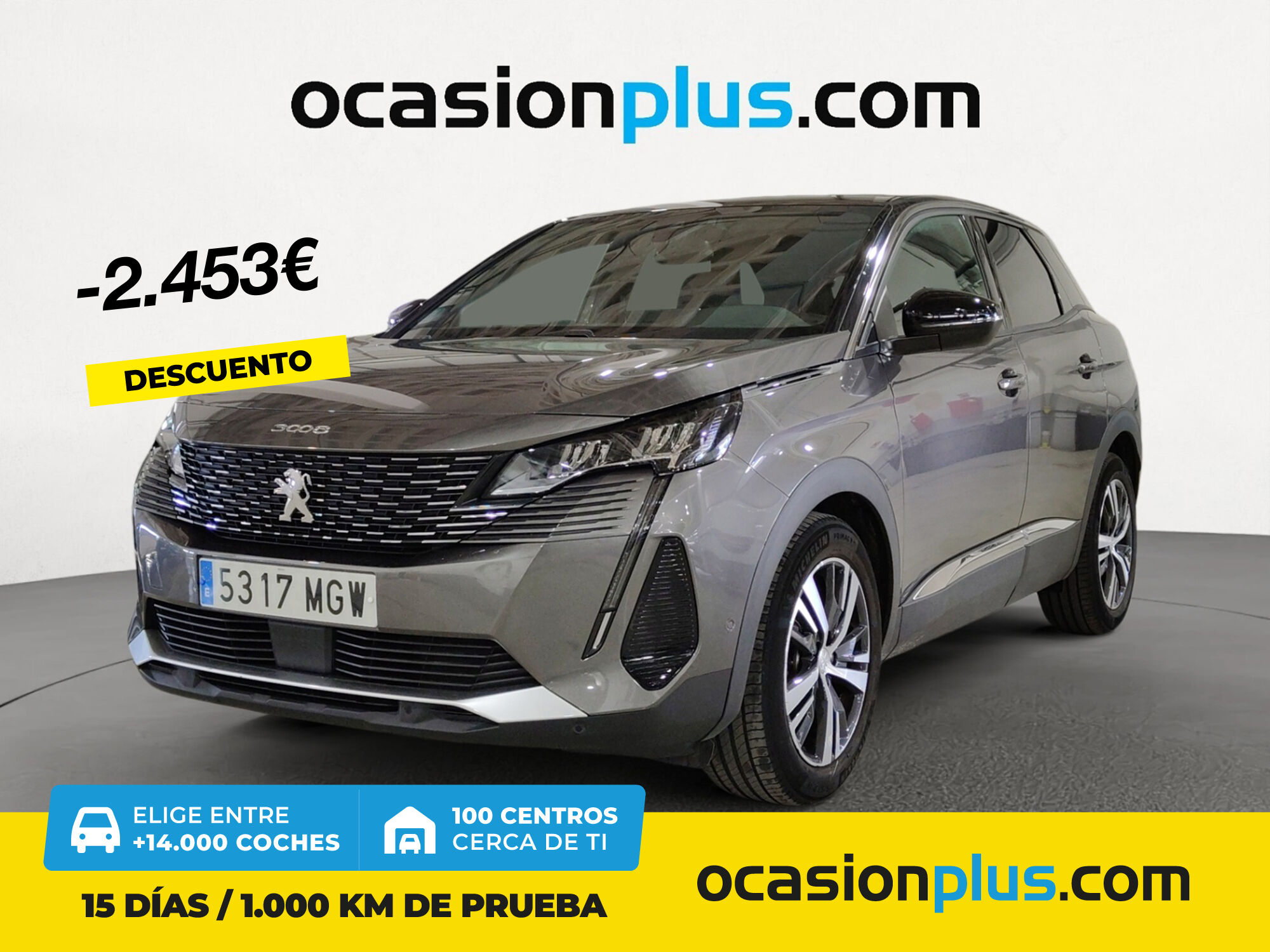 PEUGEOT 3008 (BlueHDi 130 S&S Allure Pack EAT8 96 kW (130 CV)) en Madrid