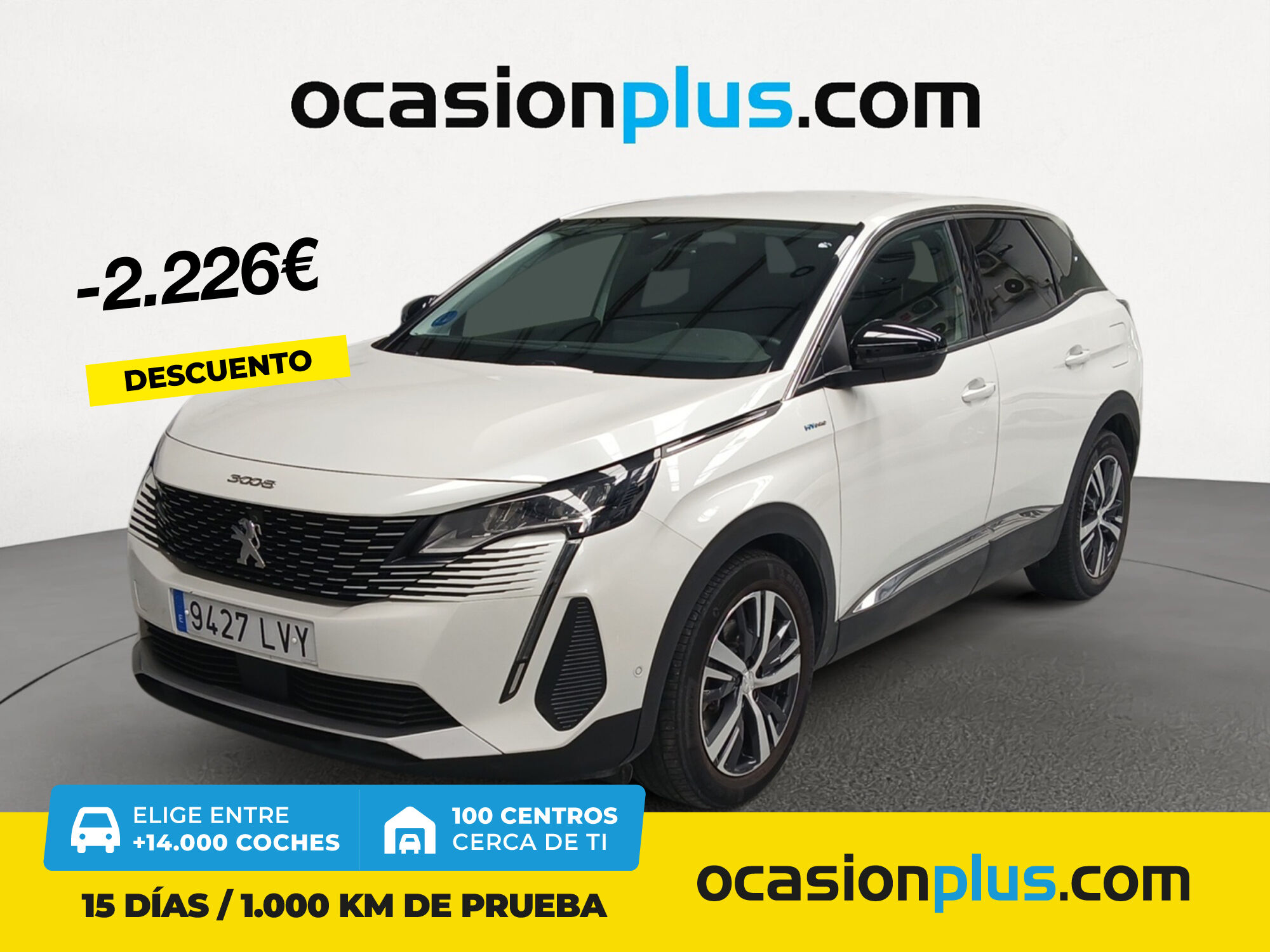 PEUGEOT 3008 (Hybrid 225 Allure Pack e-EAT8 165 kW (225 CV)) en Madrid