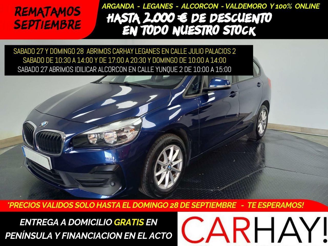BMW Serie 2 (216 D ADBLUE (EU6D-TEMP)) en Madrid