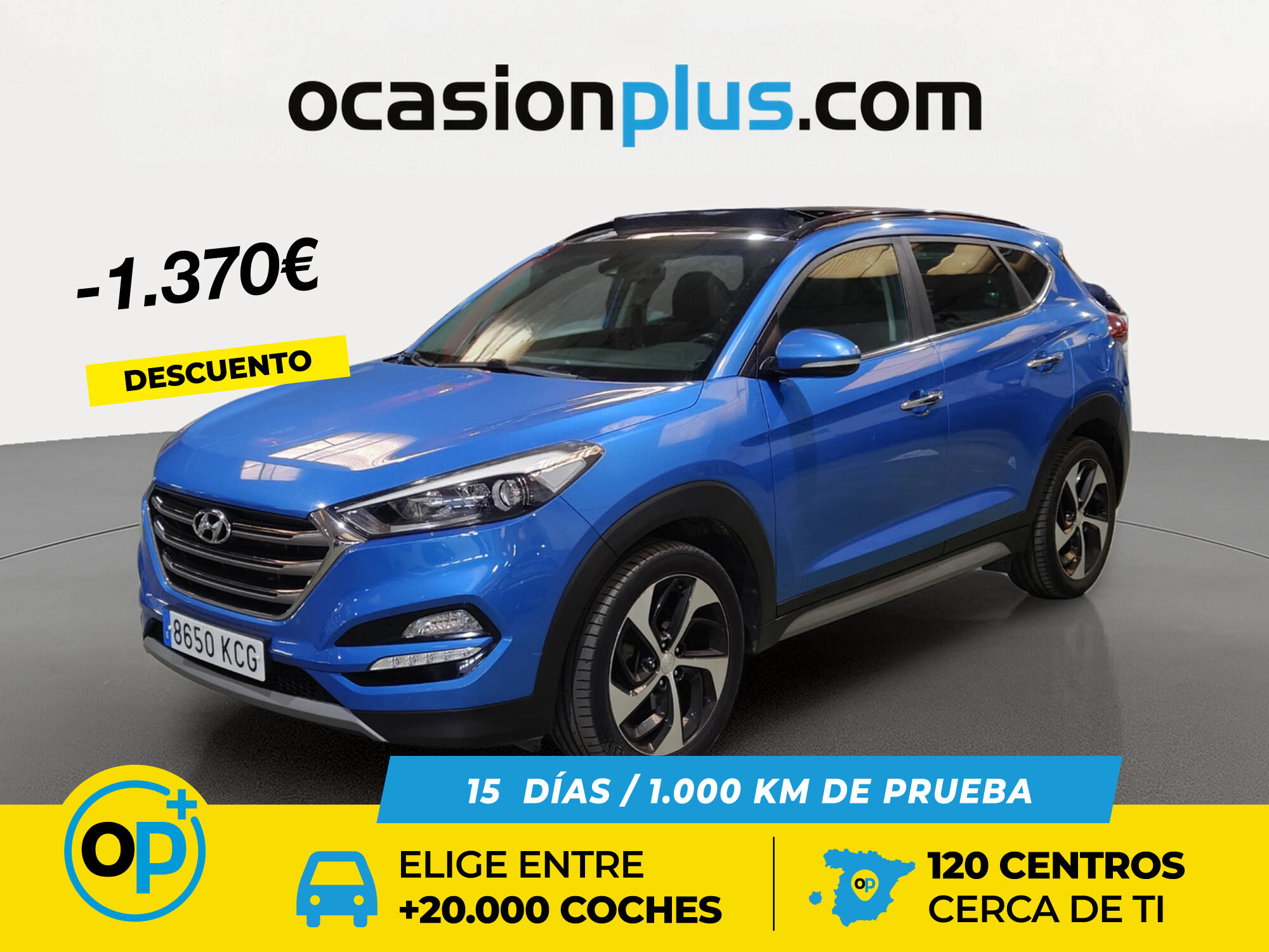 HYUNDAI Tucson (2.0 CRDi BlueDrive Tecno Sky 4x2 100 kW (136 CV)) en Madrid
