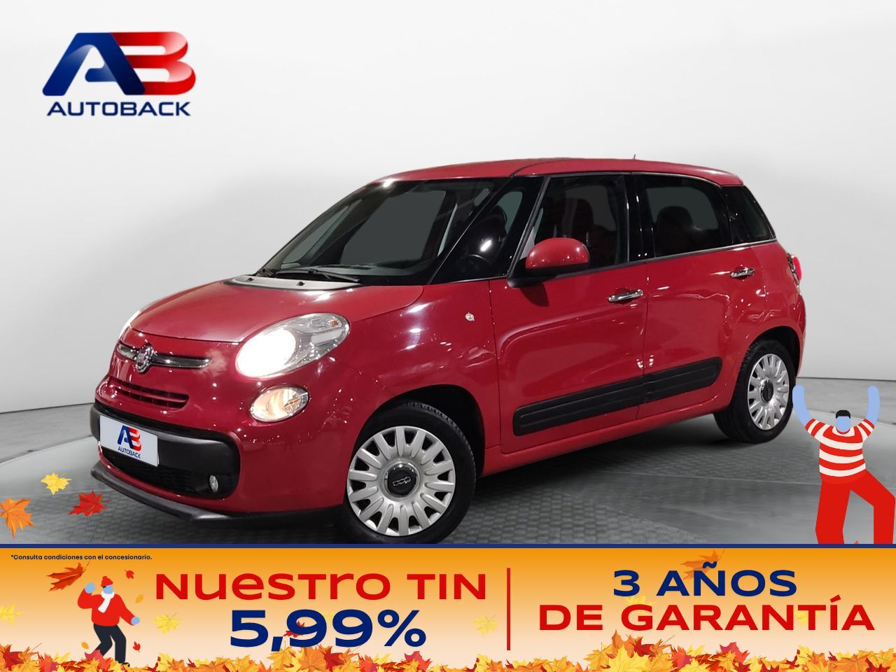 FIAT 500L (Pop Star 1.4 16v 70kW (95CV)) en Madrid