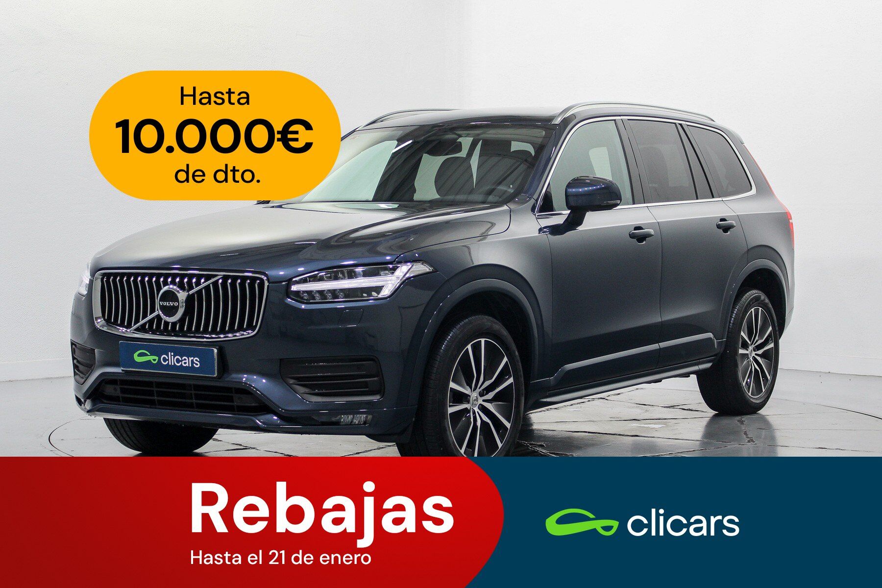 VOLVO XC90 (XC90 B5 Momentum Pro 7pl. AWD Aut.) en Madrid