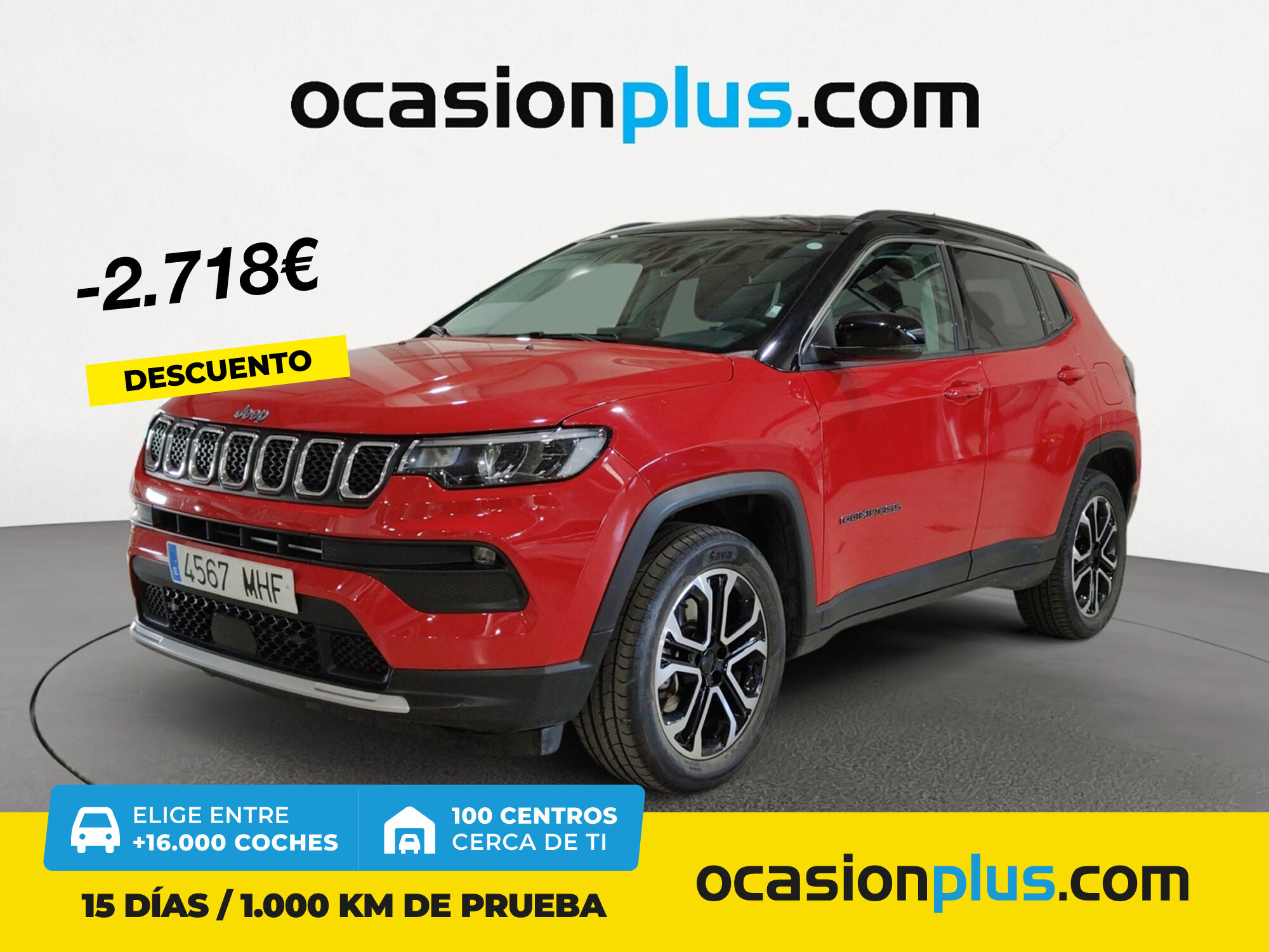 JEEP Compass (1.3 PHEV Limited AWD AT 140 kW (190 CV)) en Madrid