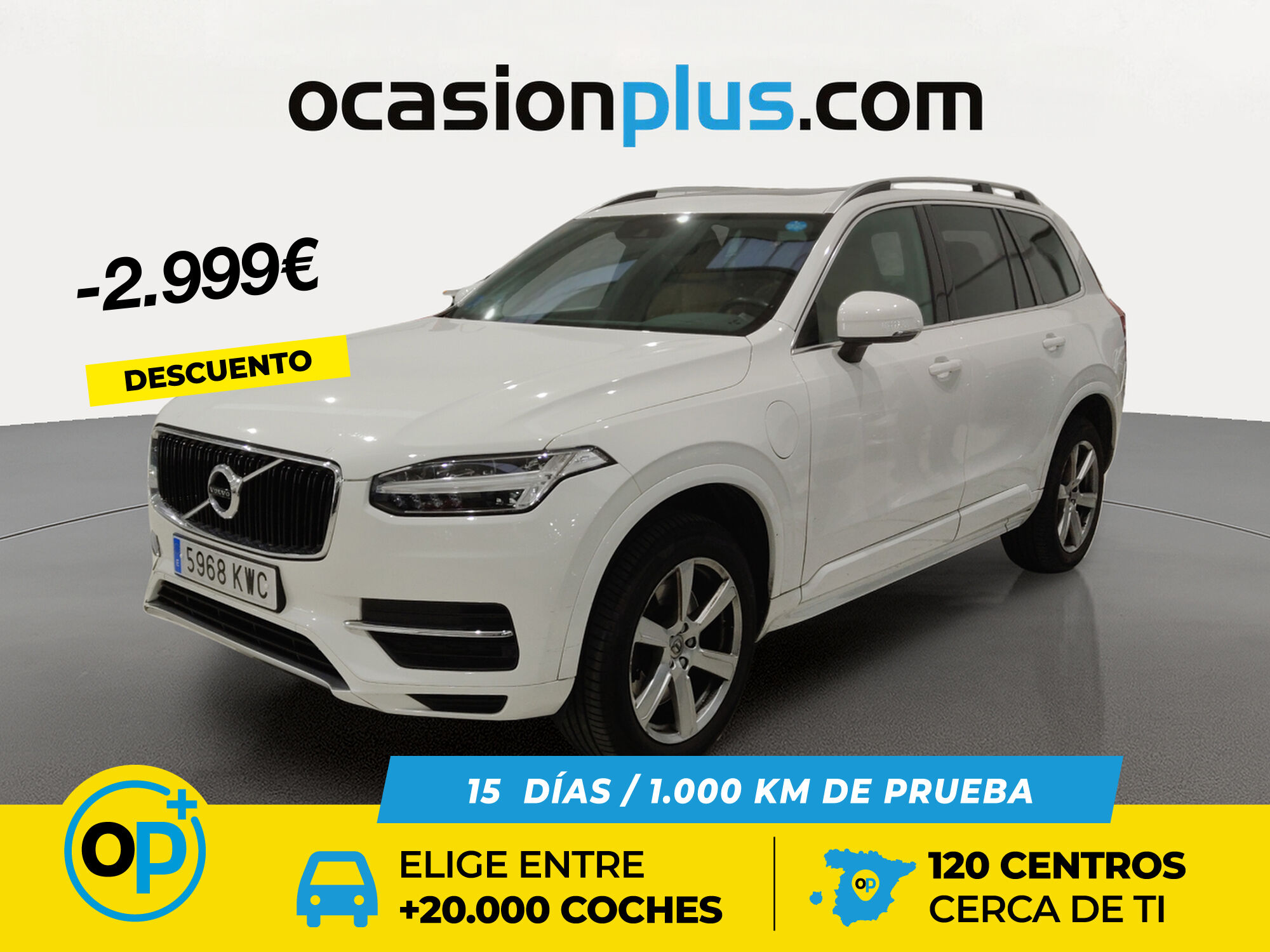 VOLVO XC90 (T8 Momentum AWD Auto 287 kW (390 CV)) en Madrid