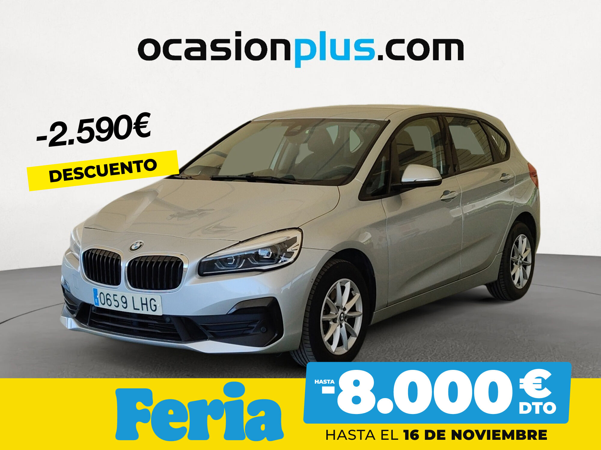 BMW Serie 2 (218d Active Tourer 110 kW (150 CV)) en Madrid