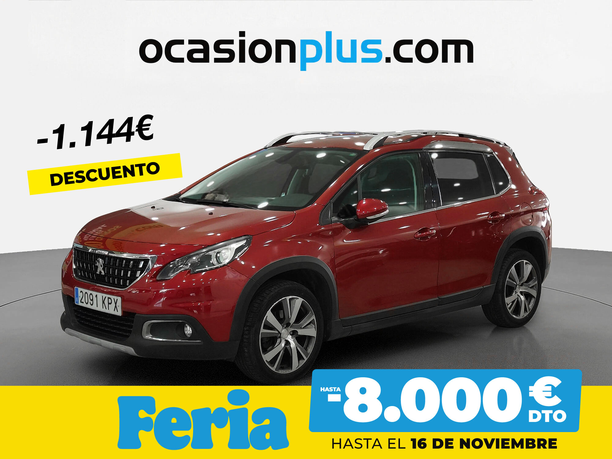 PEUGEOT 2008 (PureTech 110 S&S Allure EAT6 81 kW (110 CV)) en Madrid