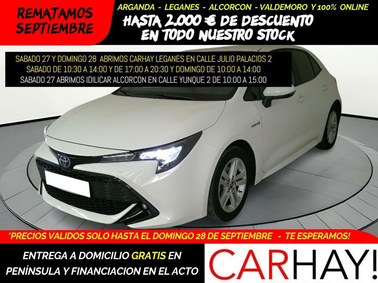 TOYOTA Corolla (1.8 125H BUSINESS PLUS E-CVT) en Madrid