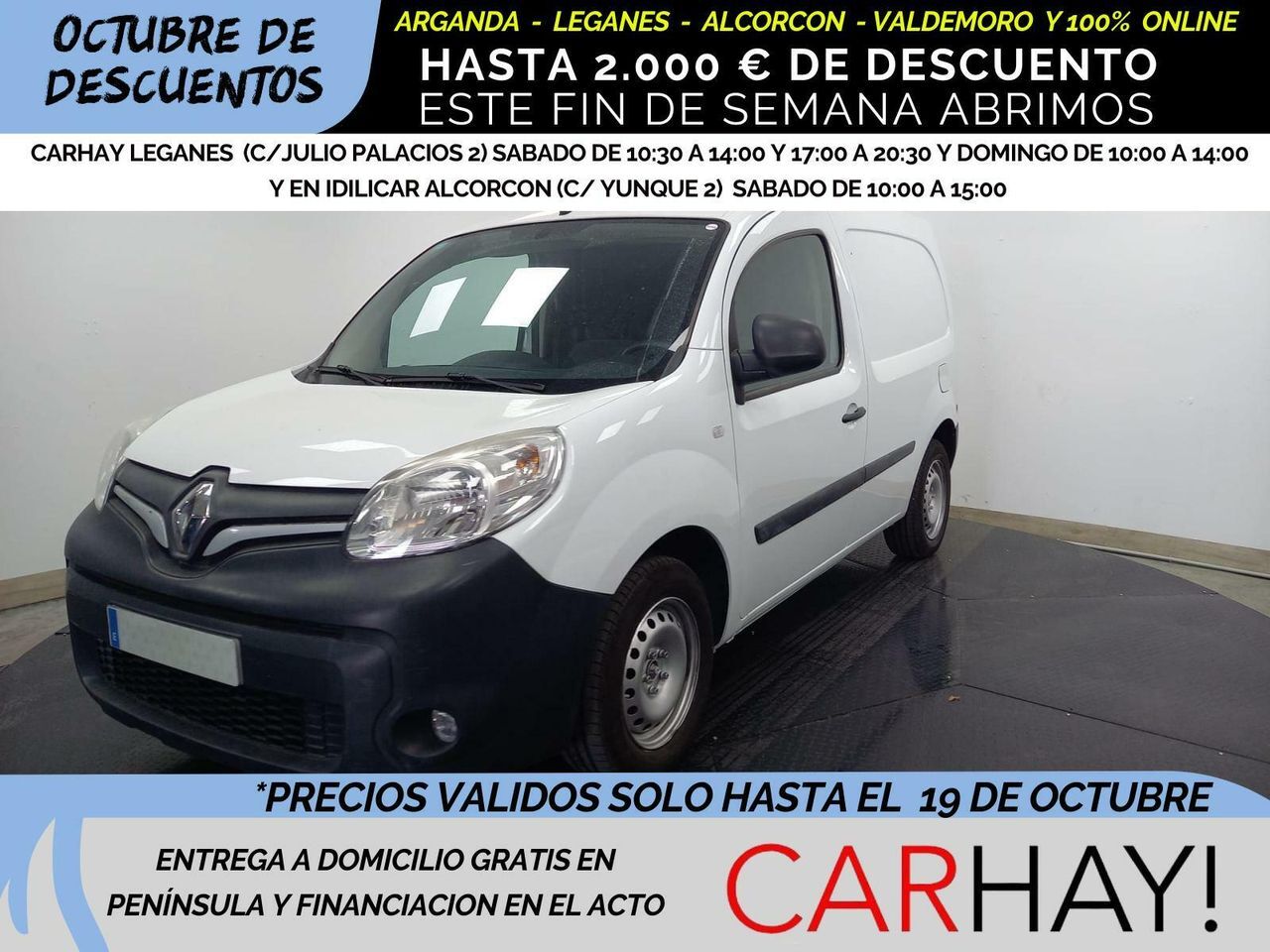 RENAULT Kangoo (PROFESIONAL BLUE DCI 59 KW (80CV)) en Madrid