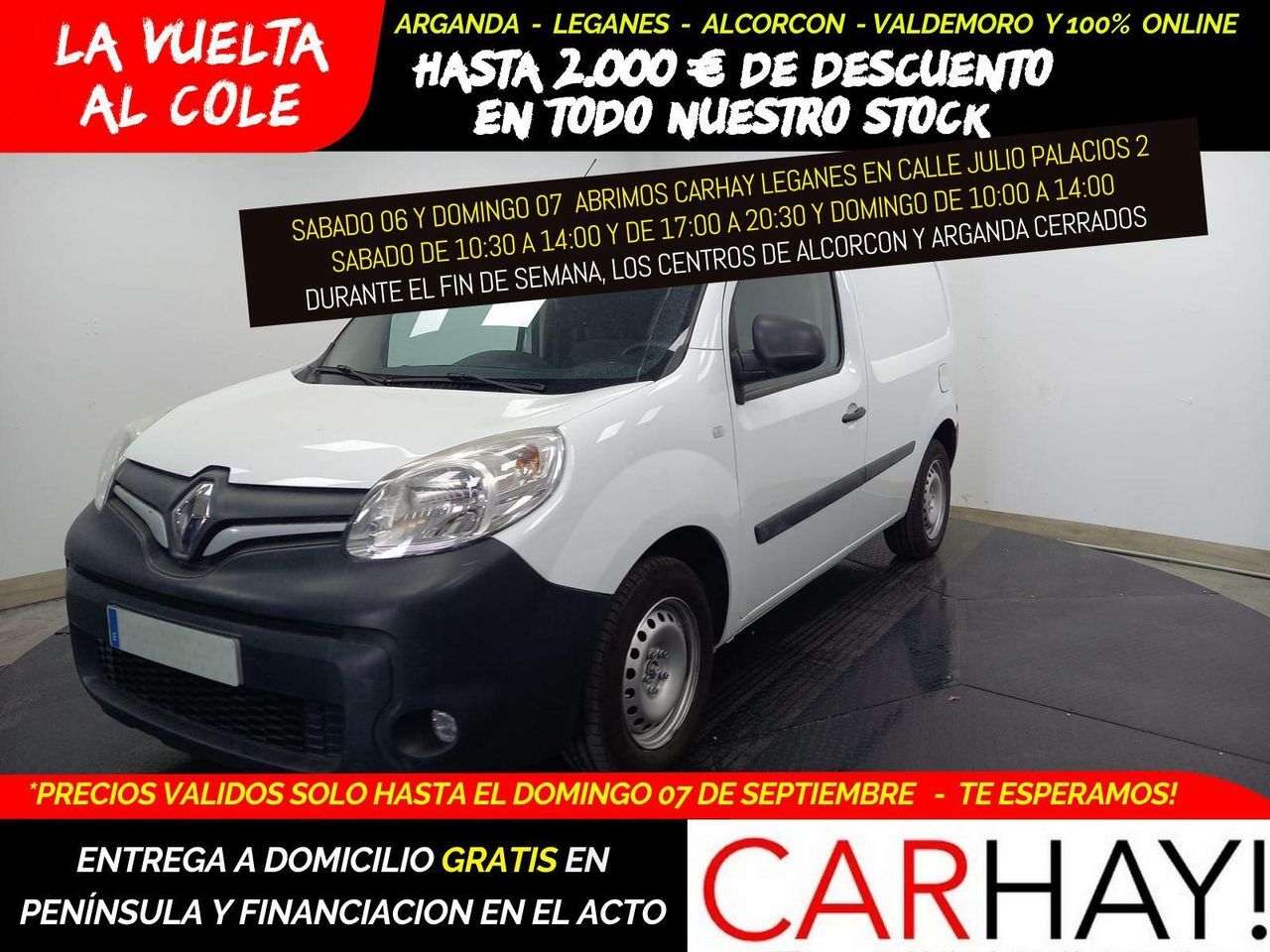 RENAULT Kangoo (PROFESIONAL BLUE DCI 59 KW (80CV)) en Madrid