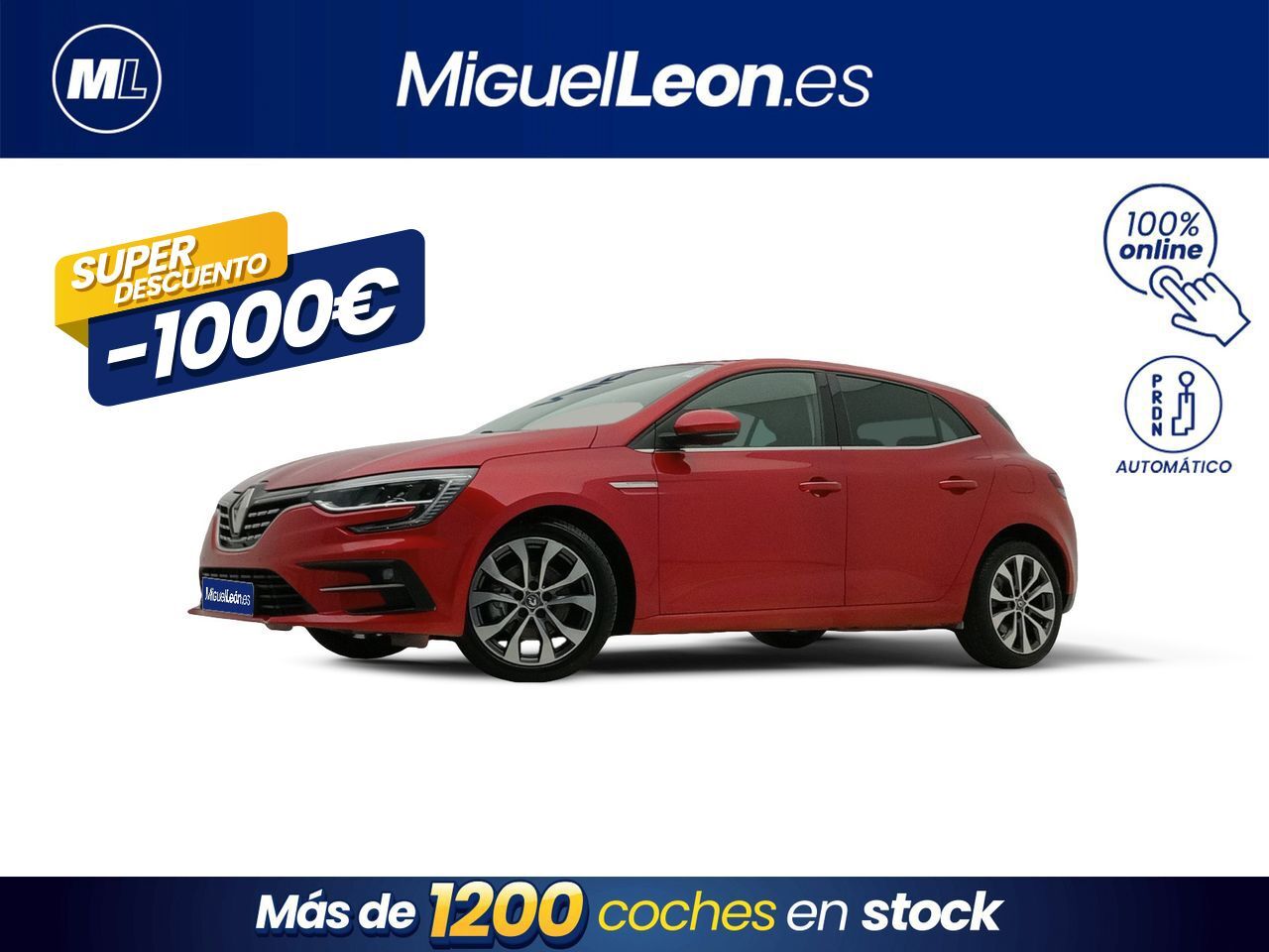 RENAULT Mégane (1.6 16v 115CV Fastback Zen) en Palmas, Las