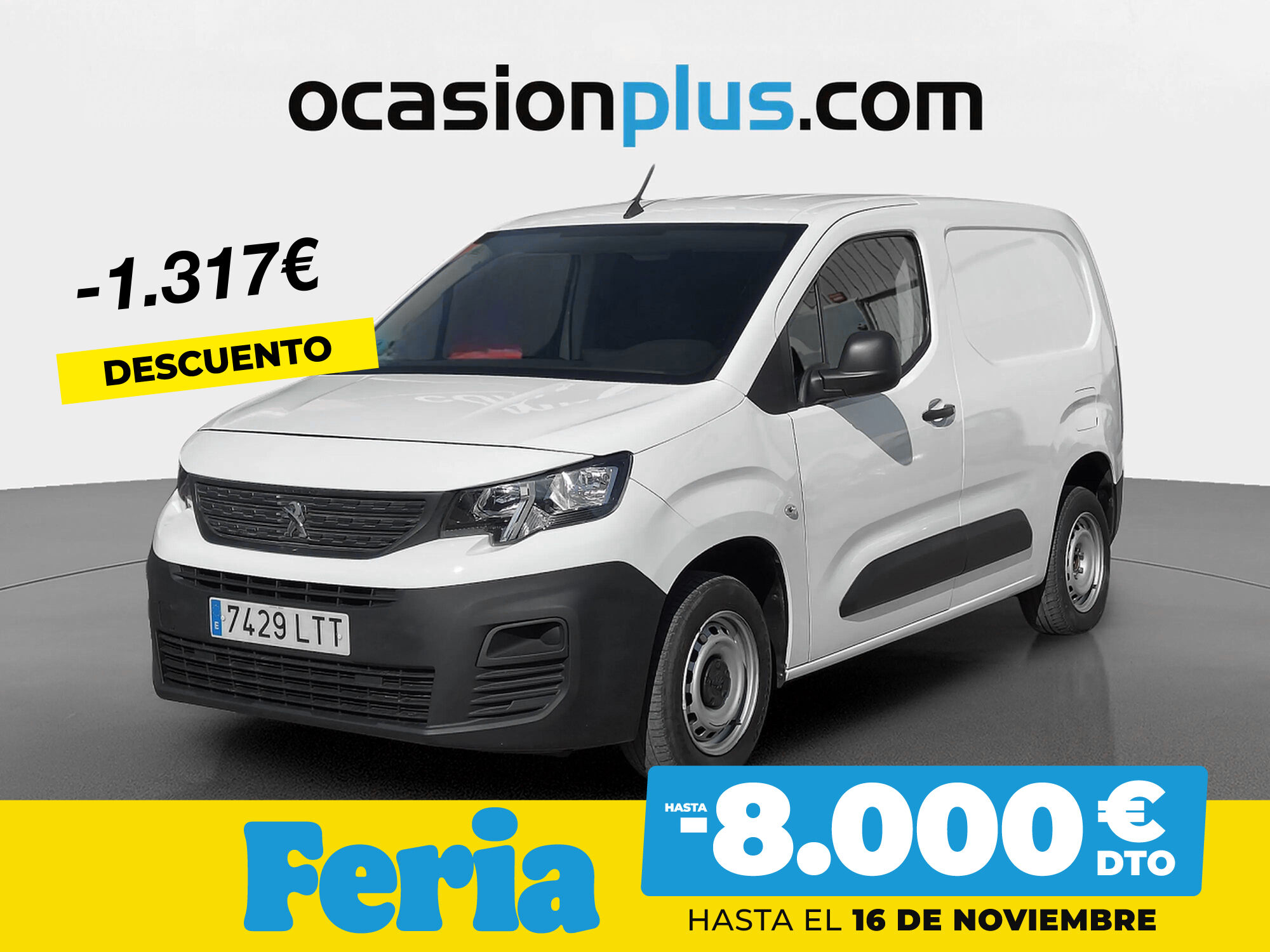 PEUGEOT Partner (Furgon BlueHDi 100 Pro Standard 600kg 73 kW (98 CV)) en Ma
