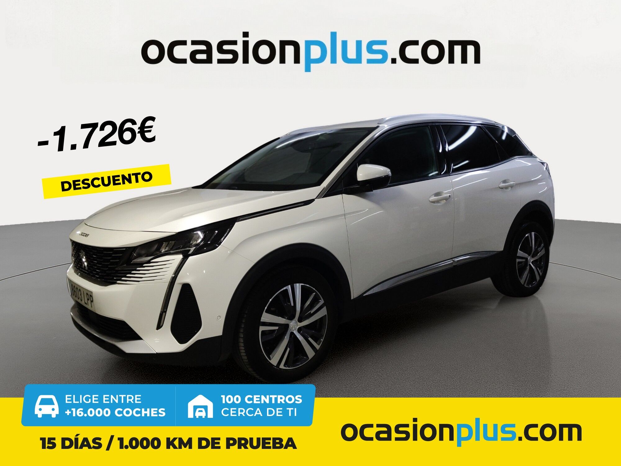 PEUGEOT 3008 (BlueHDi 130 S&S Allure Pack EAT8 96 kW (130 CV)) en Madrid