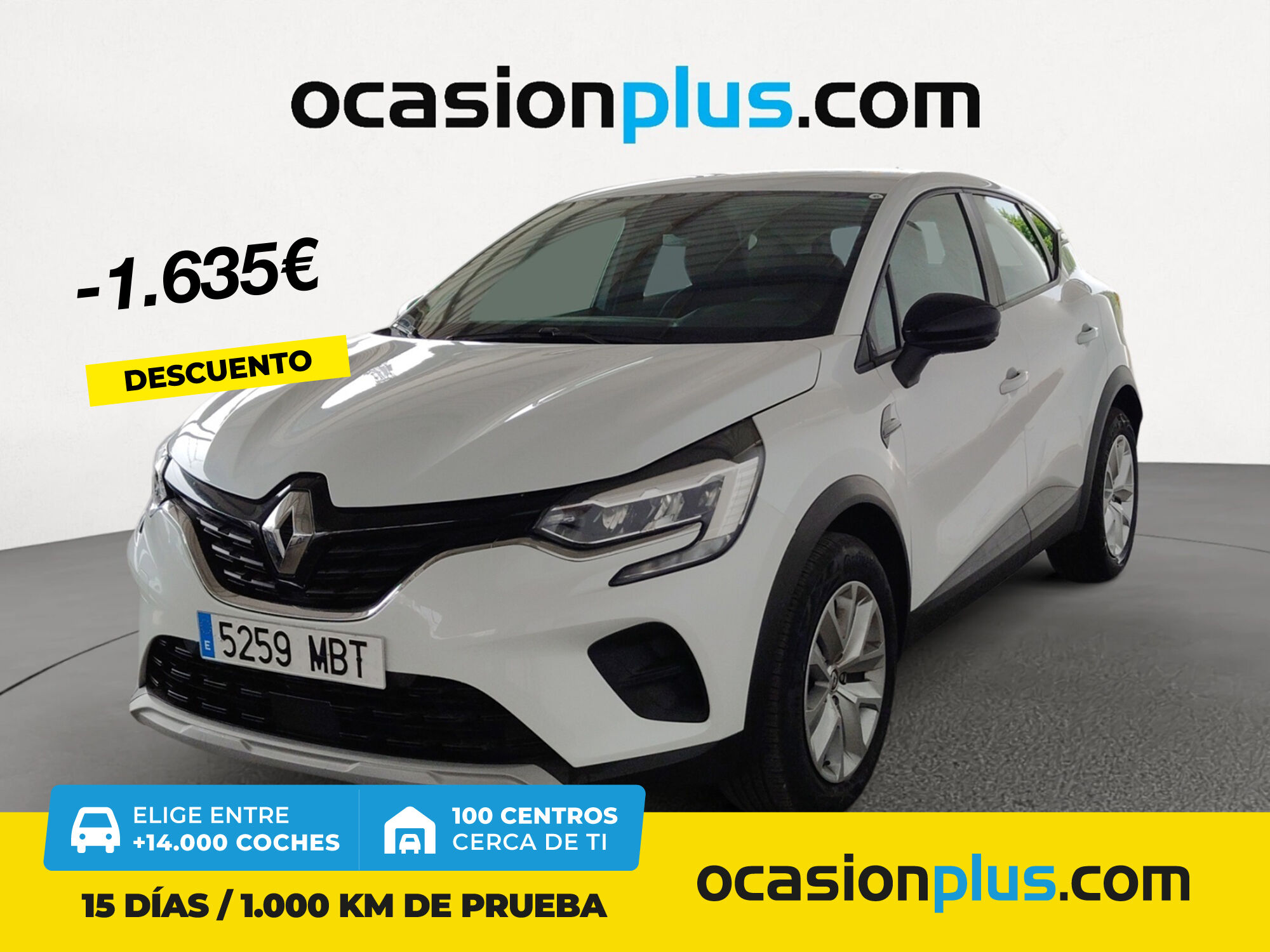 RENAULT Captur (Intens TCe GLP 74 kW (100 CV)) en Madrid