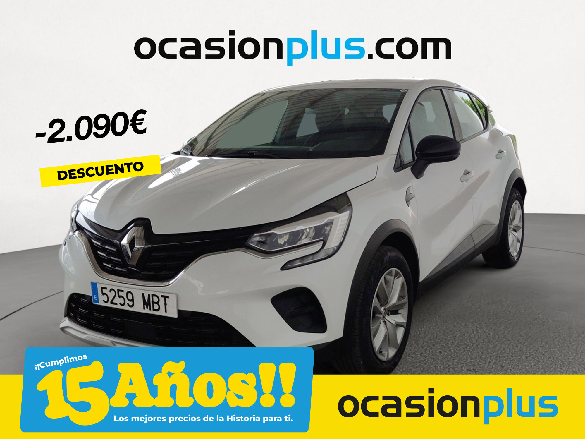 RENAULT Captur (Intens TCe GLP 74 kW (100 CV)) en Madrid