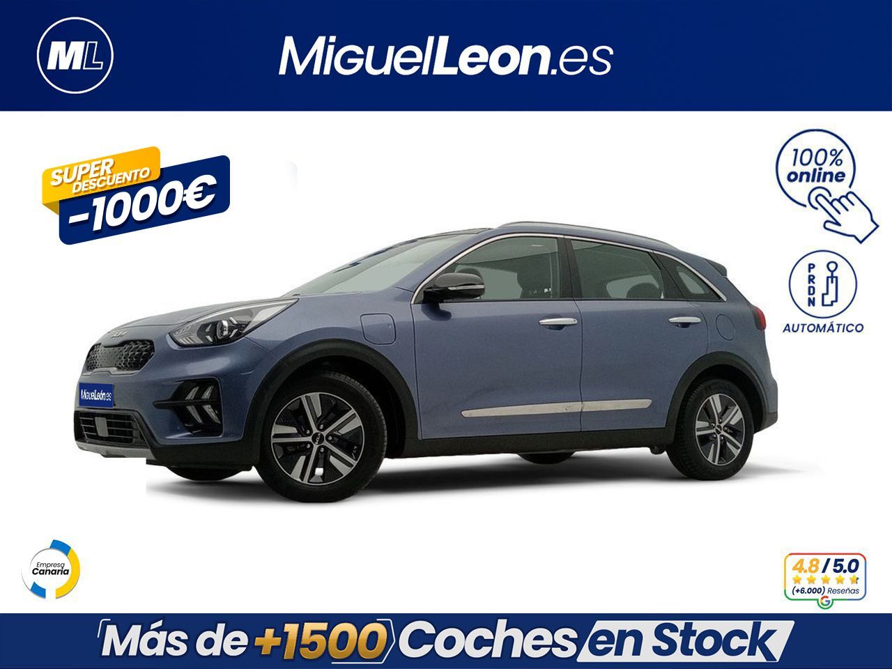 KIA Niro (1.6 GDi PHEV 104kW (141CV) Drive) en Palmas, Las