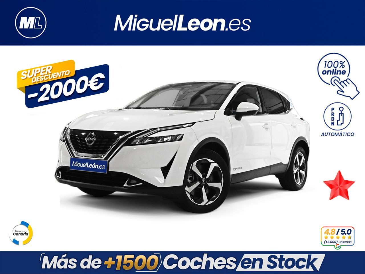NISSAN Qashqai (E-POWER 140 KW (190 CV) Acenta) en Palmas, Las