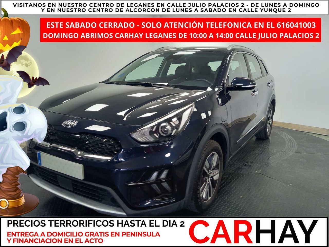 KIA Niro (DRIVE PLUG-IN HYBRID 1.6 105CV AT6 E6D) en Madrid