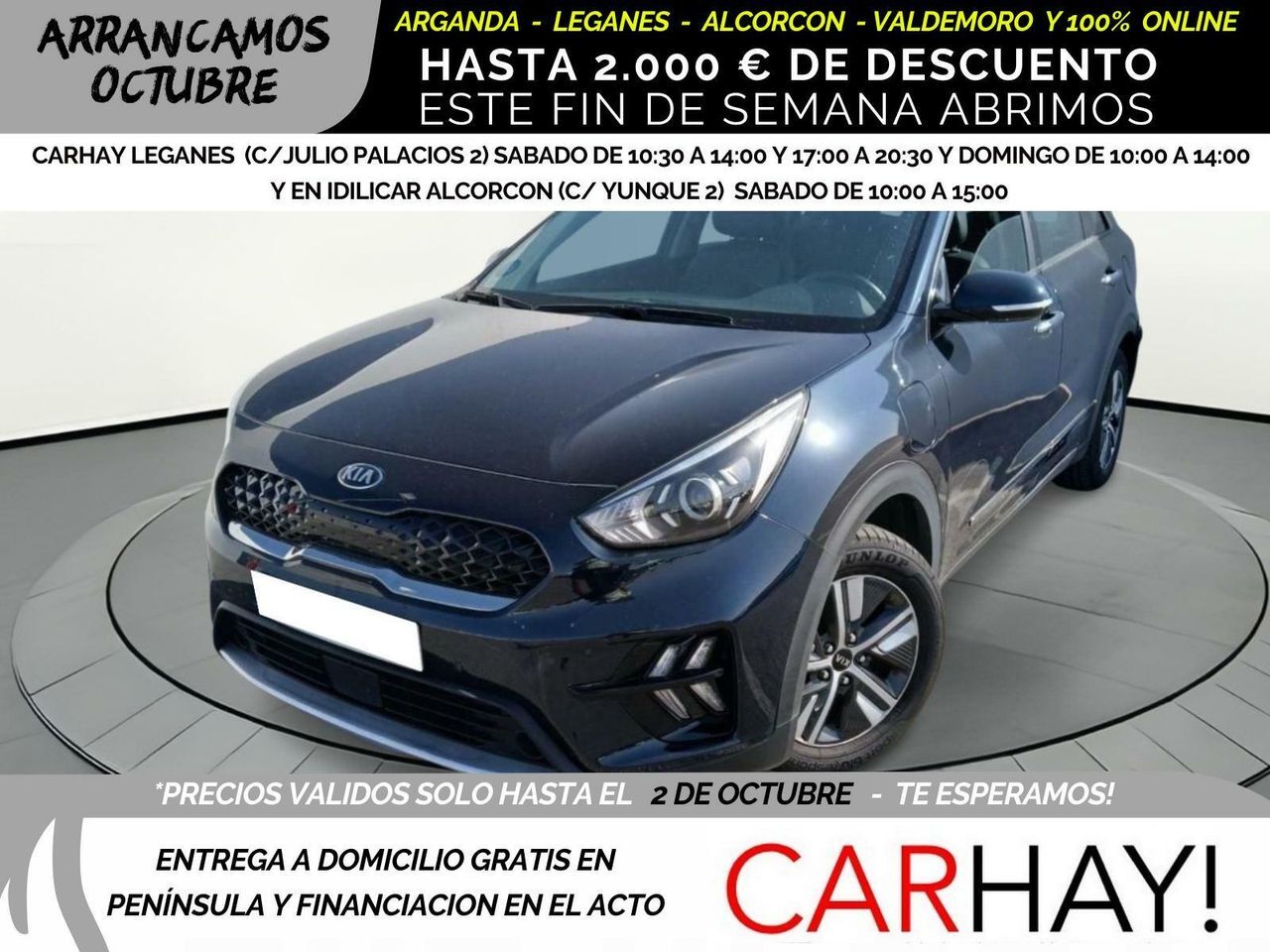 KIA Niro (DRIVE PLUG-IN HYBRID 1.6 105CV AT6 E6D) en Madrid
