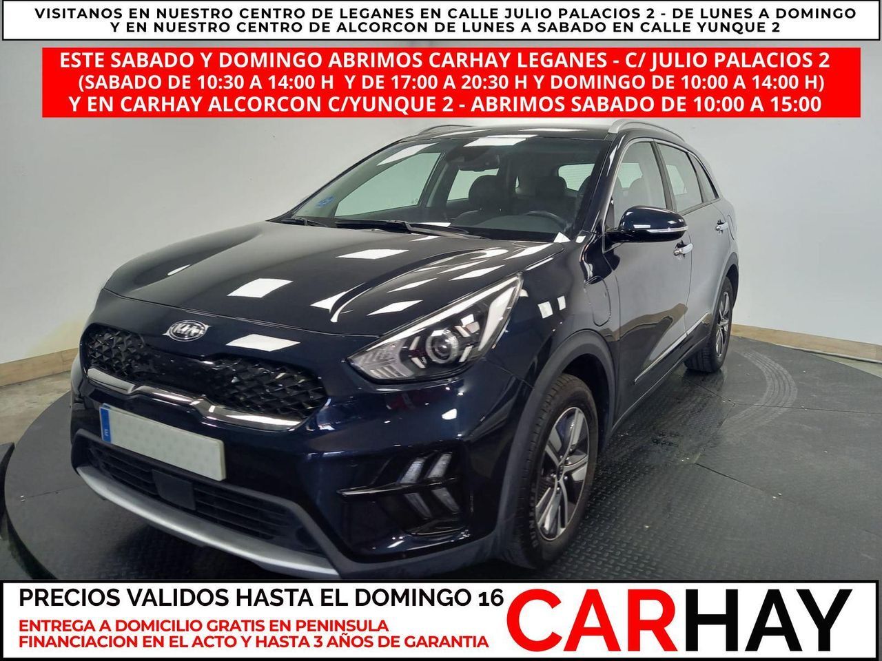 KIA Niro (DRIVE PLUG-IN HYBRID 1.6 105CV AT6 E6D) en Madrid