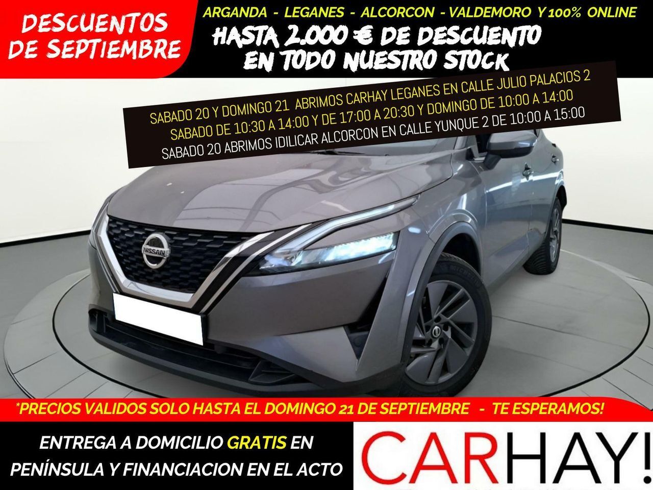 NISSAN Qashqai (CROSSOVER 1.3 MHEV 140 BUSINESS EDITION) en Madrid