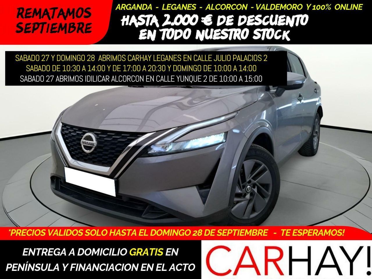 NISSAN Qashqai (CROSSOVER 1.3 MHEV 140 BUSINESS EDITION) en Madrid