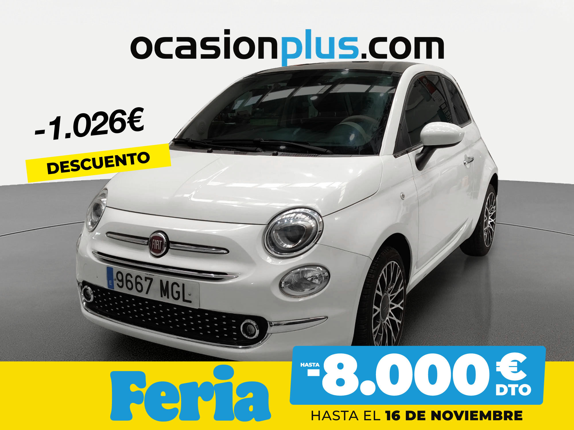 FIAT 500 (1.0 Hybrid Dolcevita 51 kW (70 CV)) en Madrid