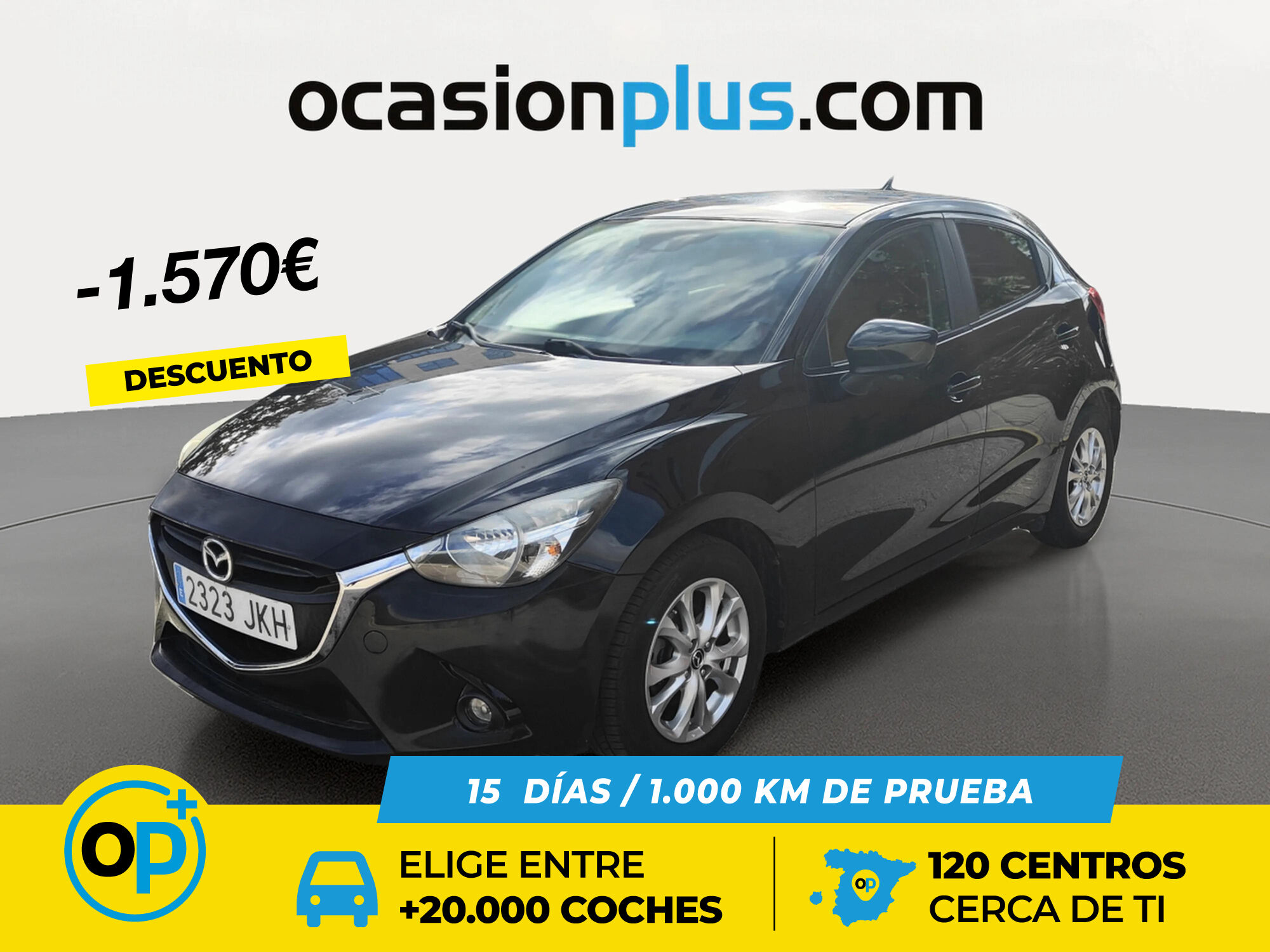 MAZDA Mazda2 (1.5 GE Style+ Confort Red 66 kW (90 CV)) en Madrid