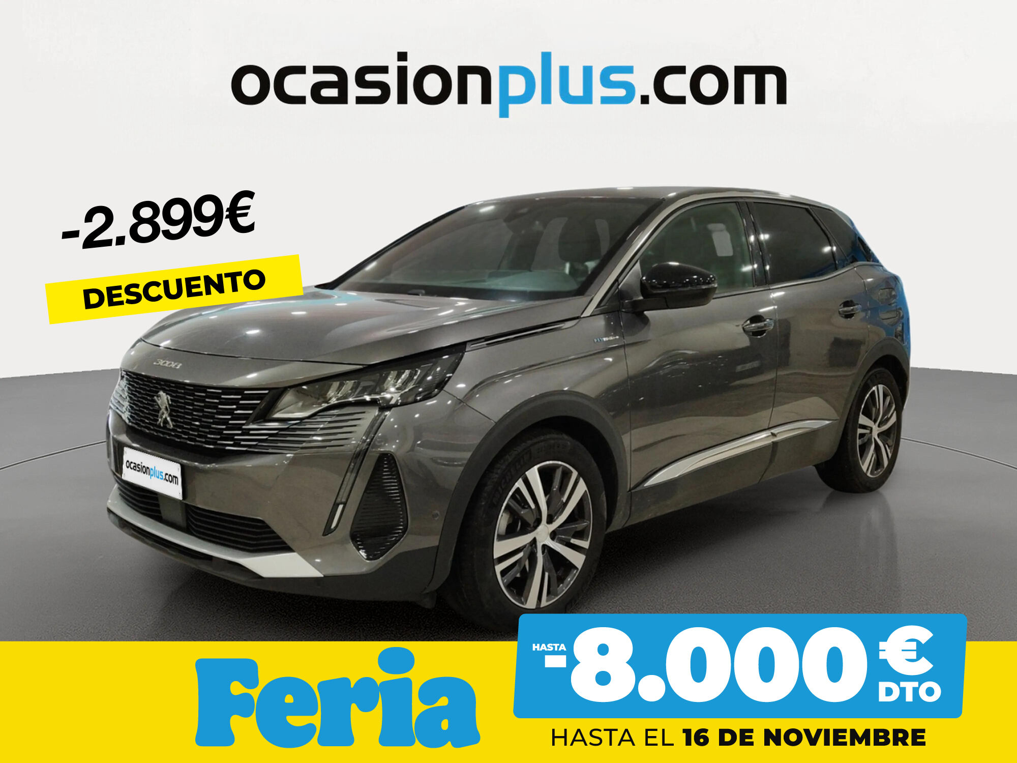 PEUGEOT 3008 (Hybrid 300 Allure Pack e-EAT8 221 kW (300 CV)) en Madrid
