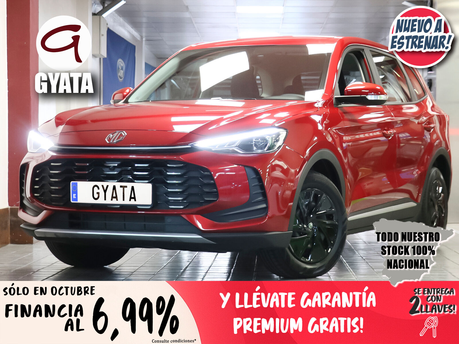 MG ZS (1.5 Hybrid+ Standard 145 kW (197 CV)) en Madrid