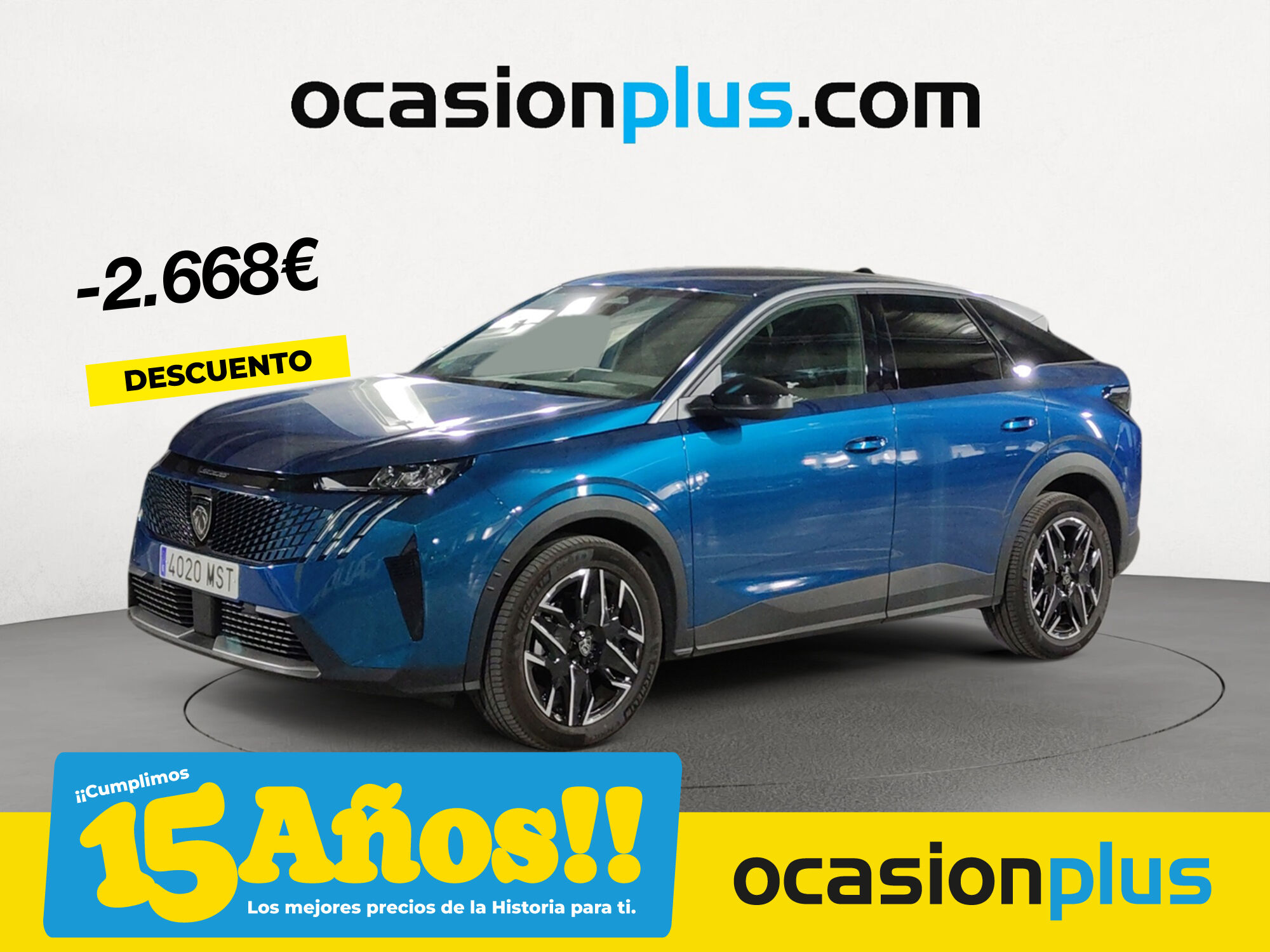 PEUGEOT 3008 (Hybrid 136 Allure Pack eDCS6 100 kW (136 CV)) en Madrid