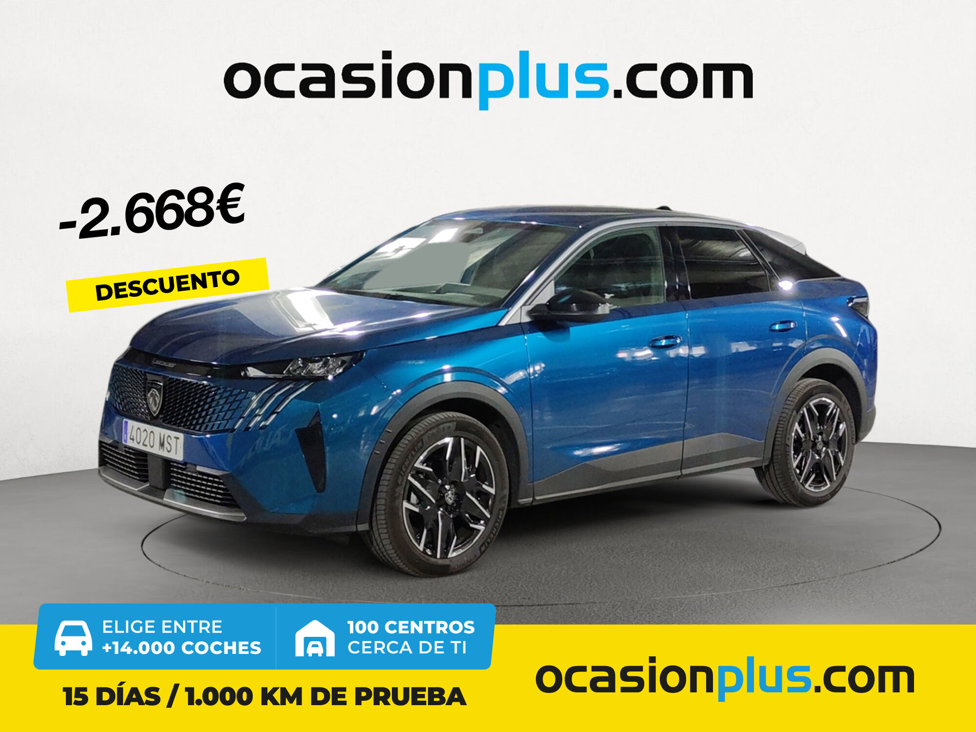 PEUGEOT 3008 (Hybrid 136 Allure Pack eDCS6 100 kW (136 CV)) en Madrid