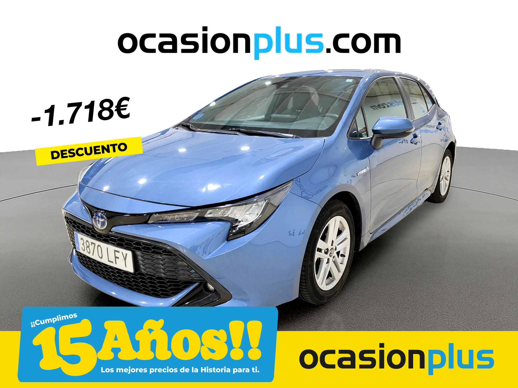 TOYOTA Corolla (1.8 125 Híbrido Active Tech E-CVT 90 kW (122 CV)) en Madrid