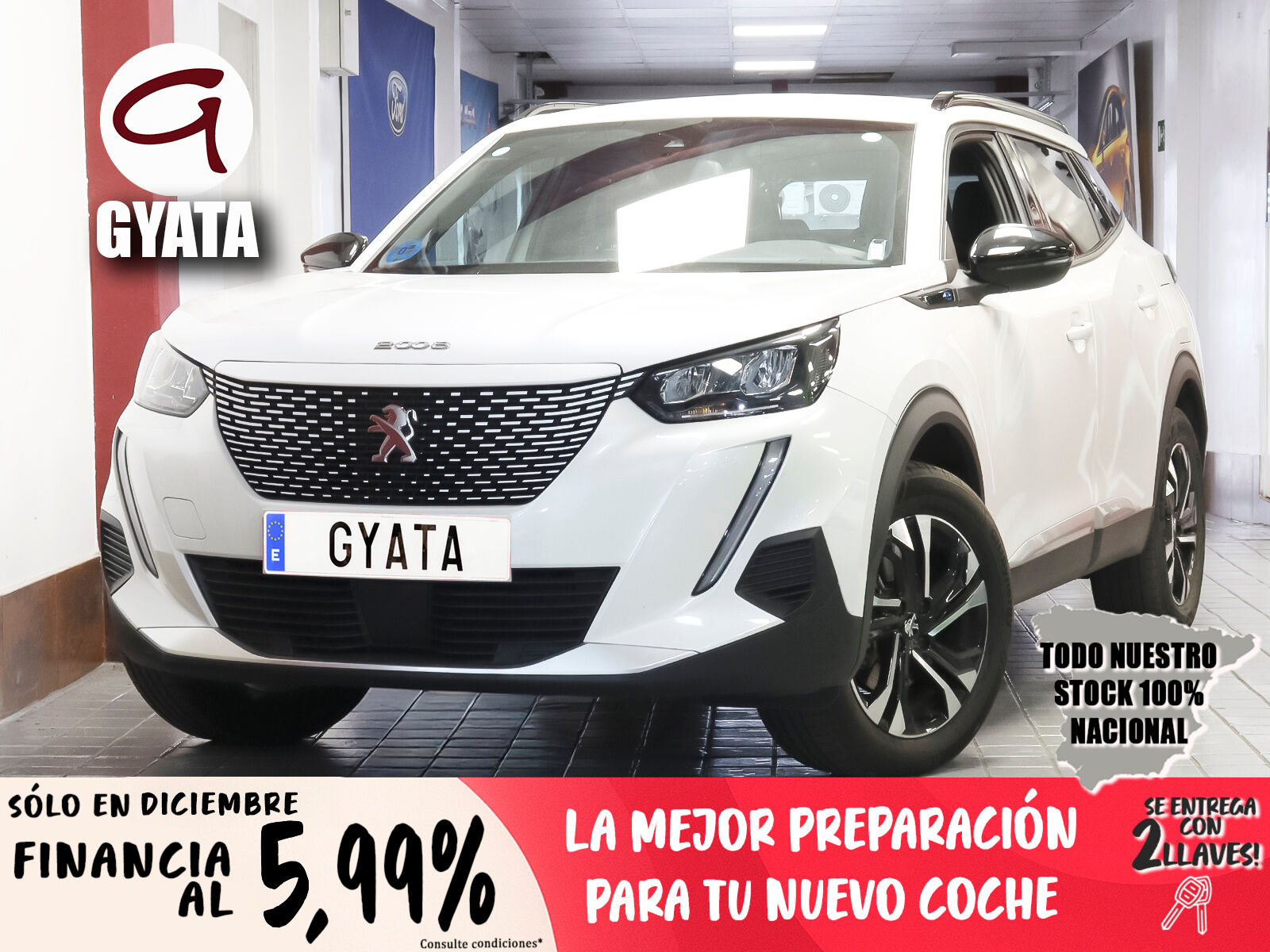 PEUGEOT 2008 (Eléctrico Allure Pack 100 kW (136 CV)) en Madrid