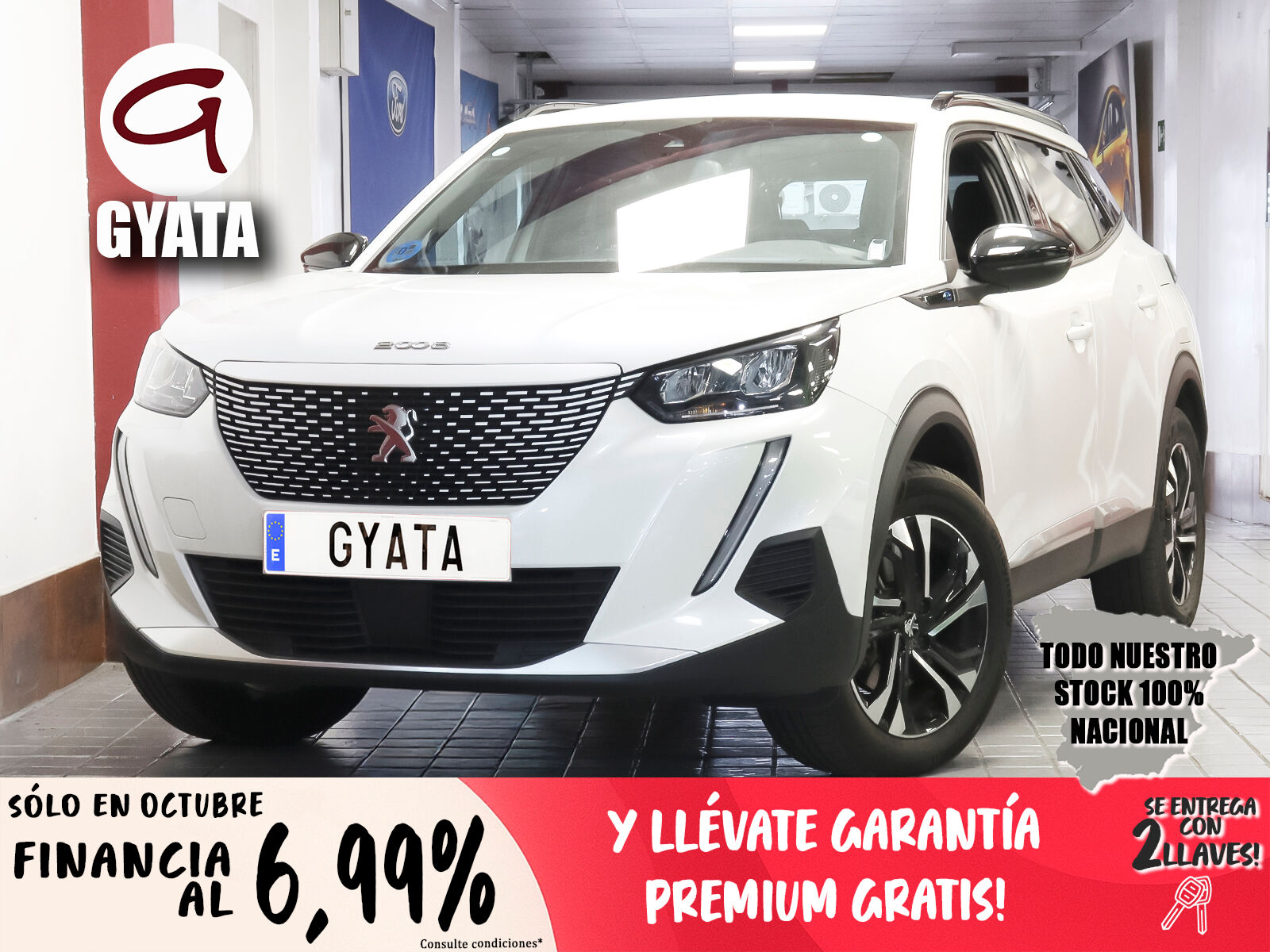 PEUGEOT 2008 (Eléctrico Allure Pack 100 kW (136 CV)) en Madrid