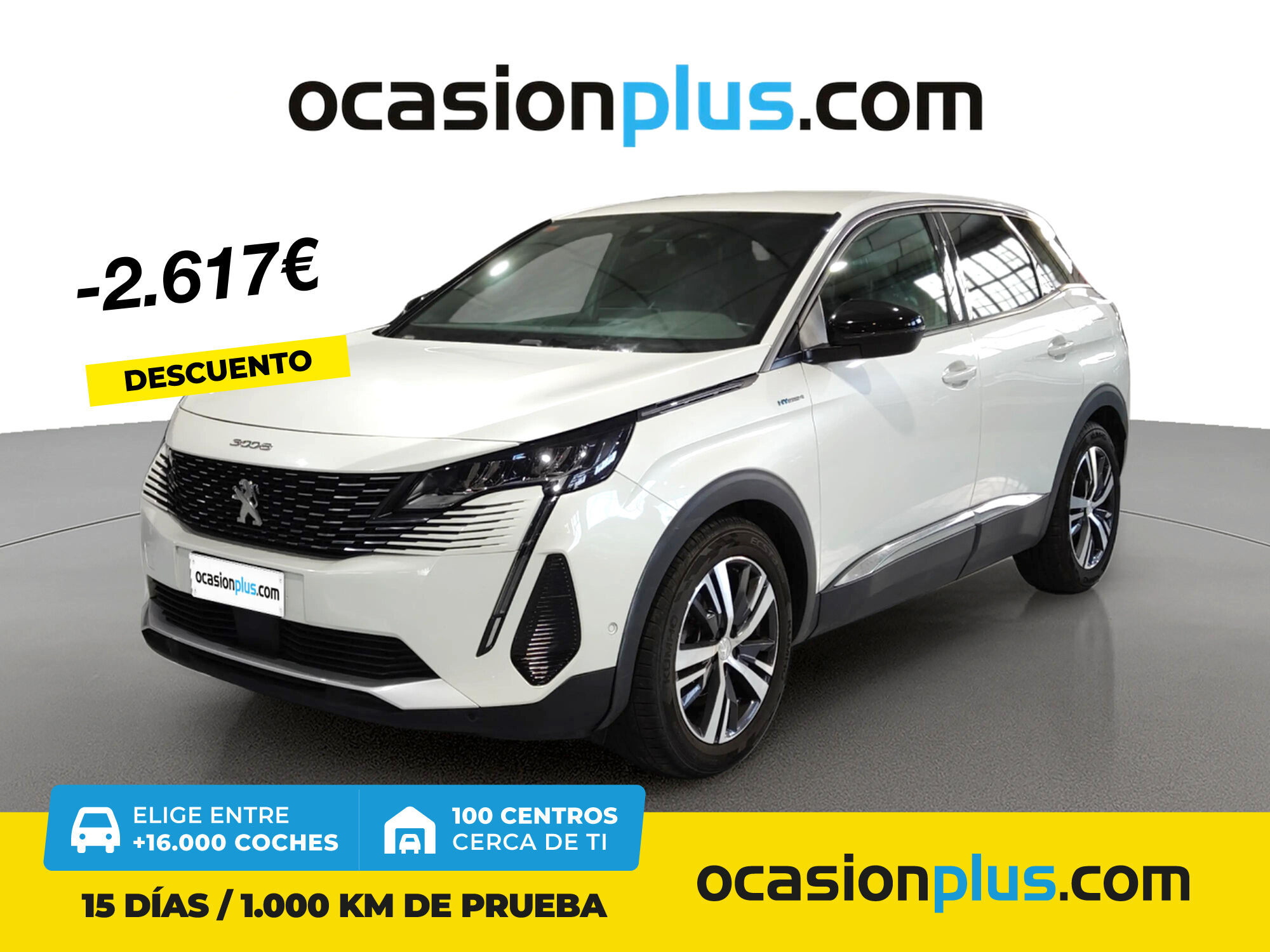 PEUGEOT 3008 (Hybrid 300 Allure Pack e-EAT8 221 kW (300 CV)) en Madrid