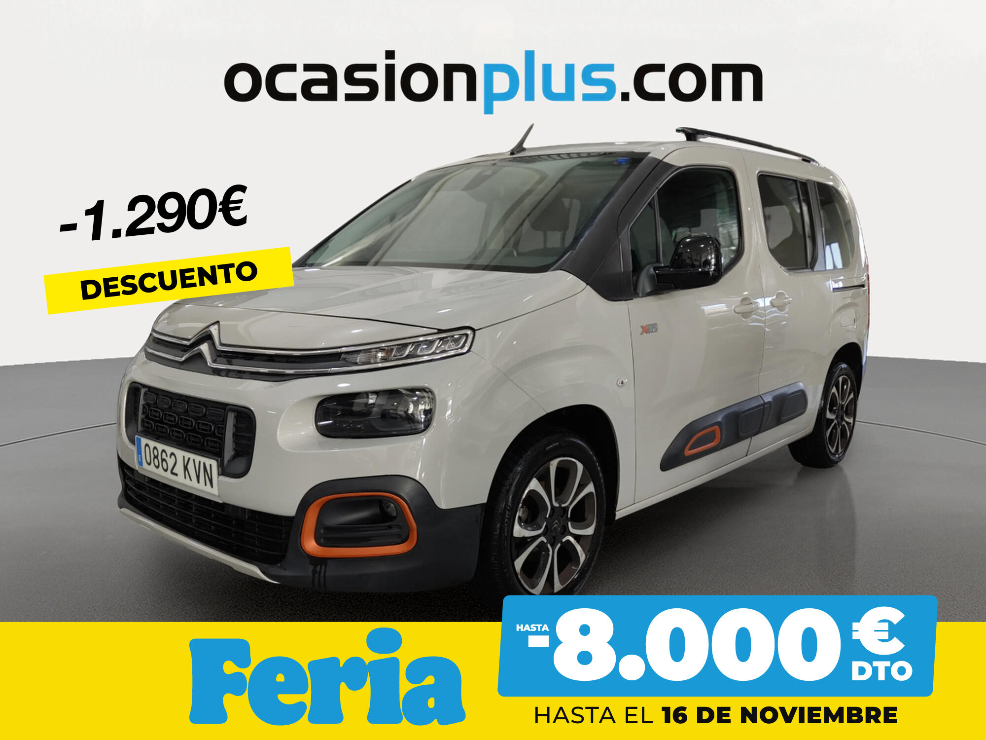 CITROEN Berlingo (BlueHDi 100 S&S Talla M Shine 75 kW (102 CV)) en Madrid