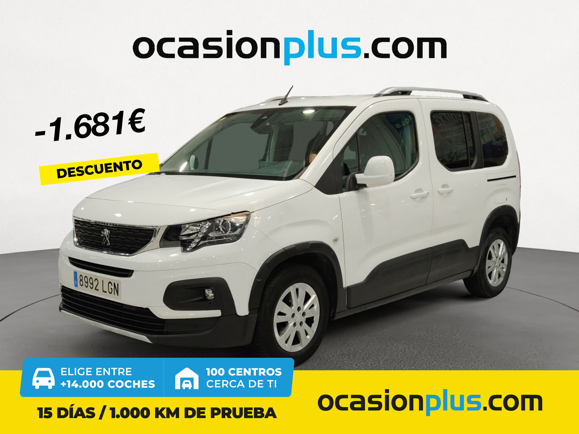 PEUGEOT Rifter (BlueHDi 130 Allure Standard EAT8 96 kW (130 CV)) en Madrid
