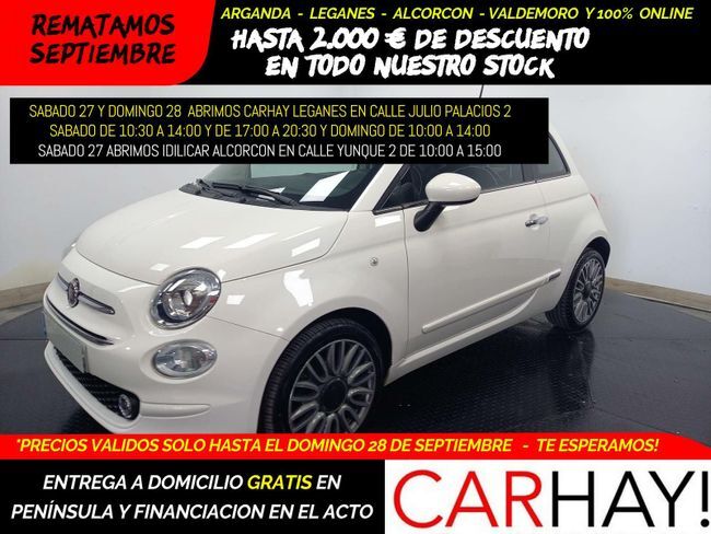 FIAT 500 (1.2 8v 51kW (69CV) Lounge GLP) en Madrid
