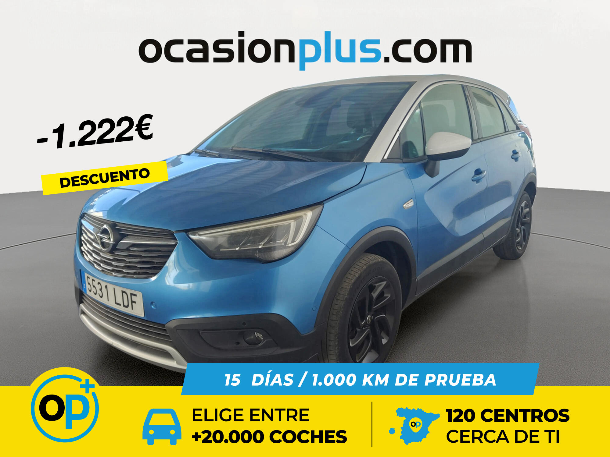 OPEL Crossland (1.2 Turbo S&S Innovation Auto 96 kW (130 CV)) en Madrid
