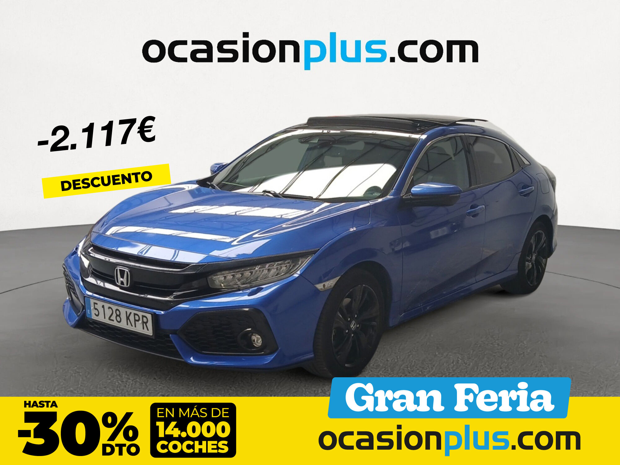 HONDA Civic (1.6 i-DTEC Executive Premium 88 kW (120 CV)) en Madrid